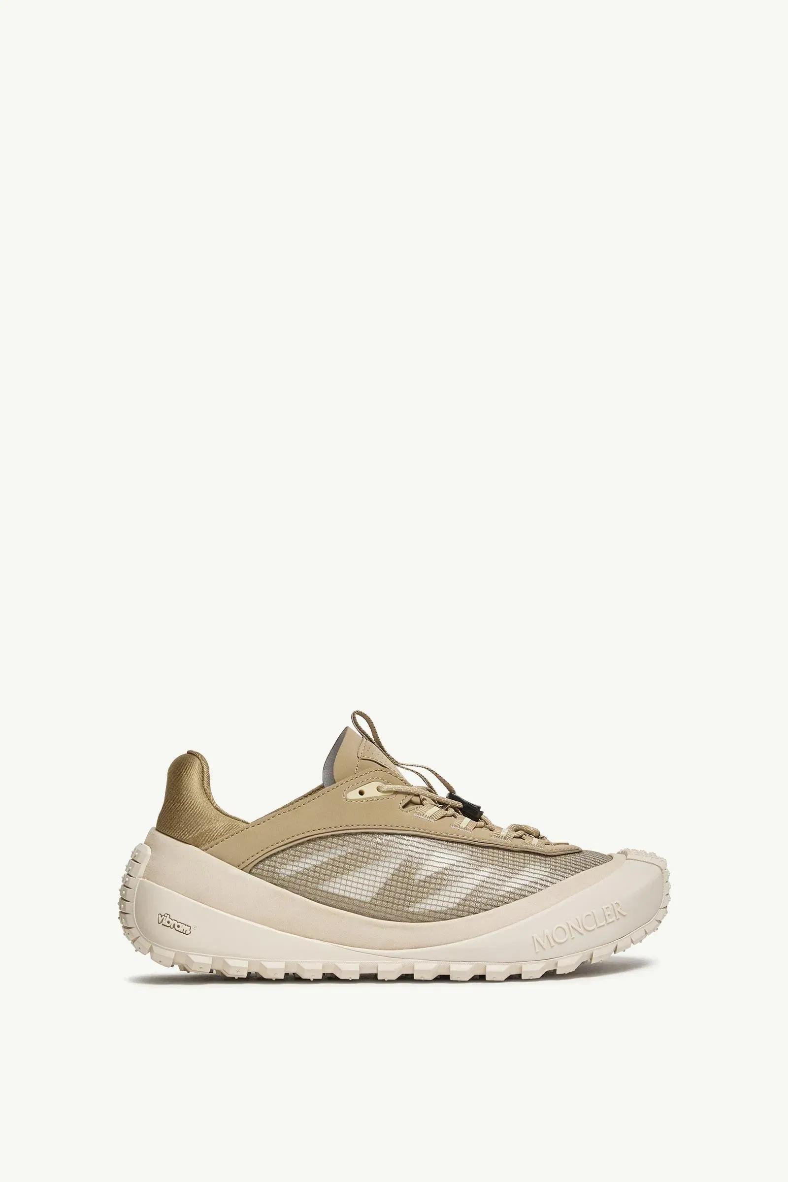 Moncler Trailgrip LP Suede & Nubuck Sneaker Beige