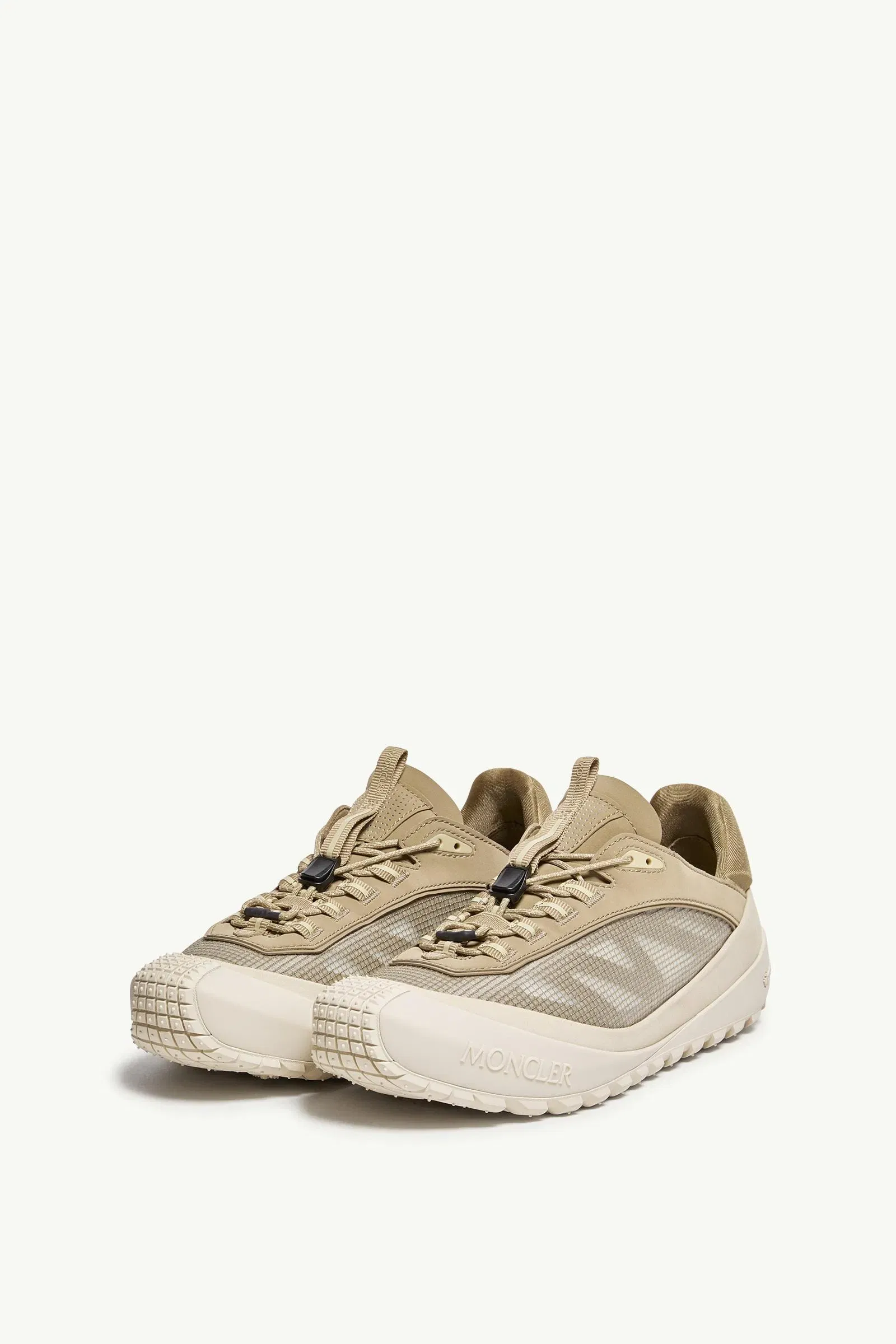 Moncler Trailgrip LP Suede & Nubuck Sneaker Beige