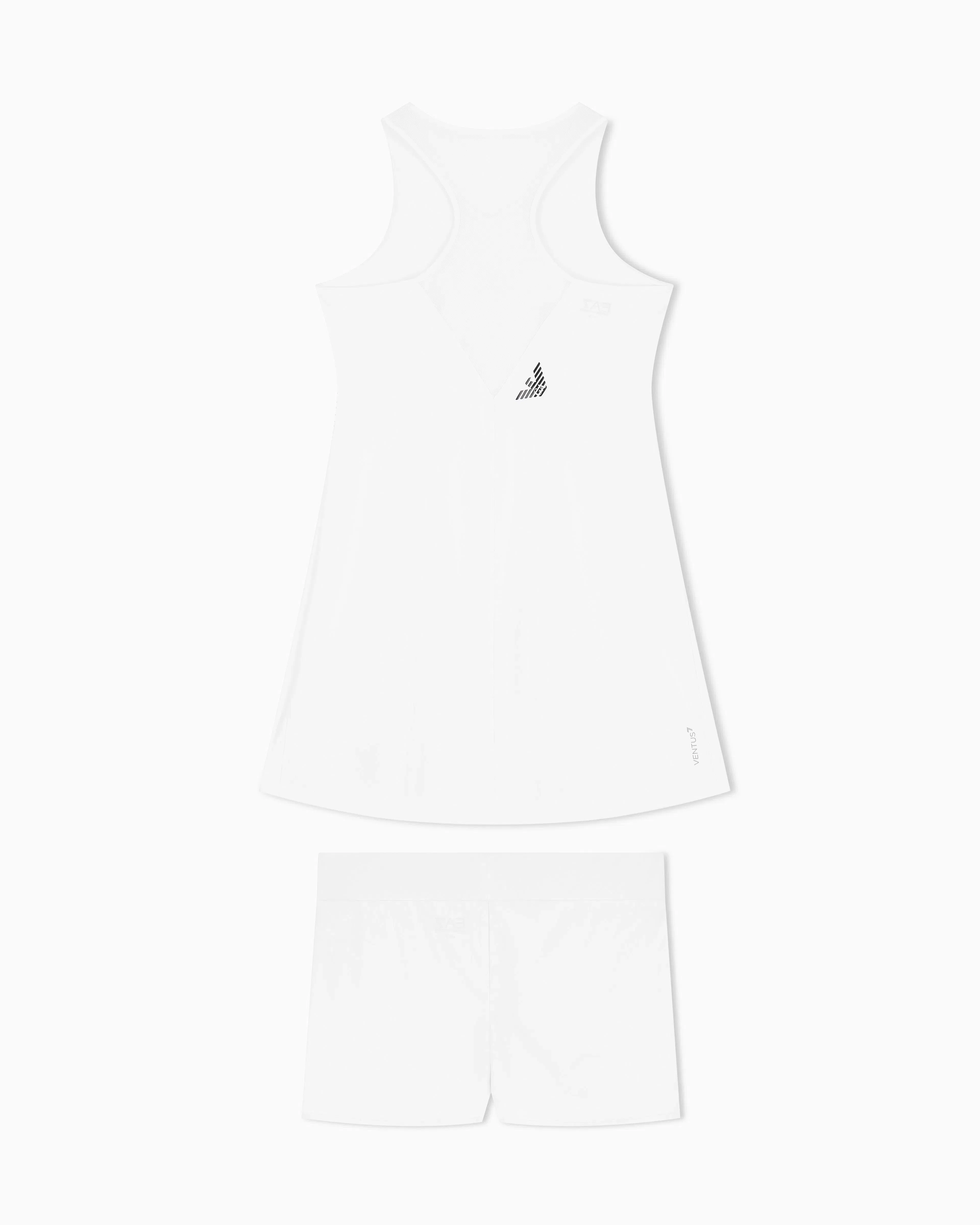 EA7 Ventus7 dress Tennis Pro with a V-neck and matching shorts