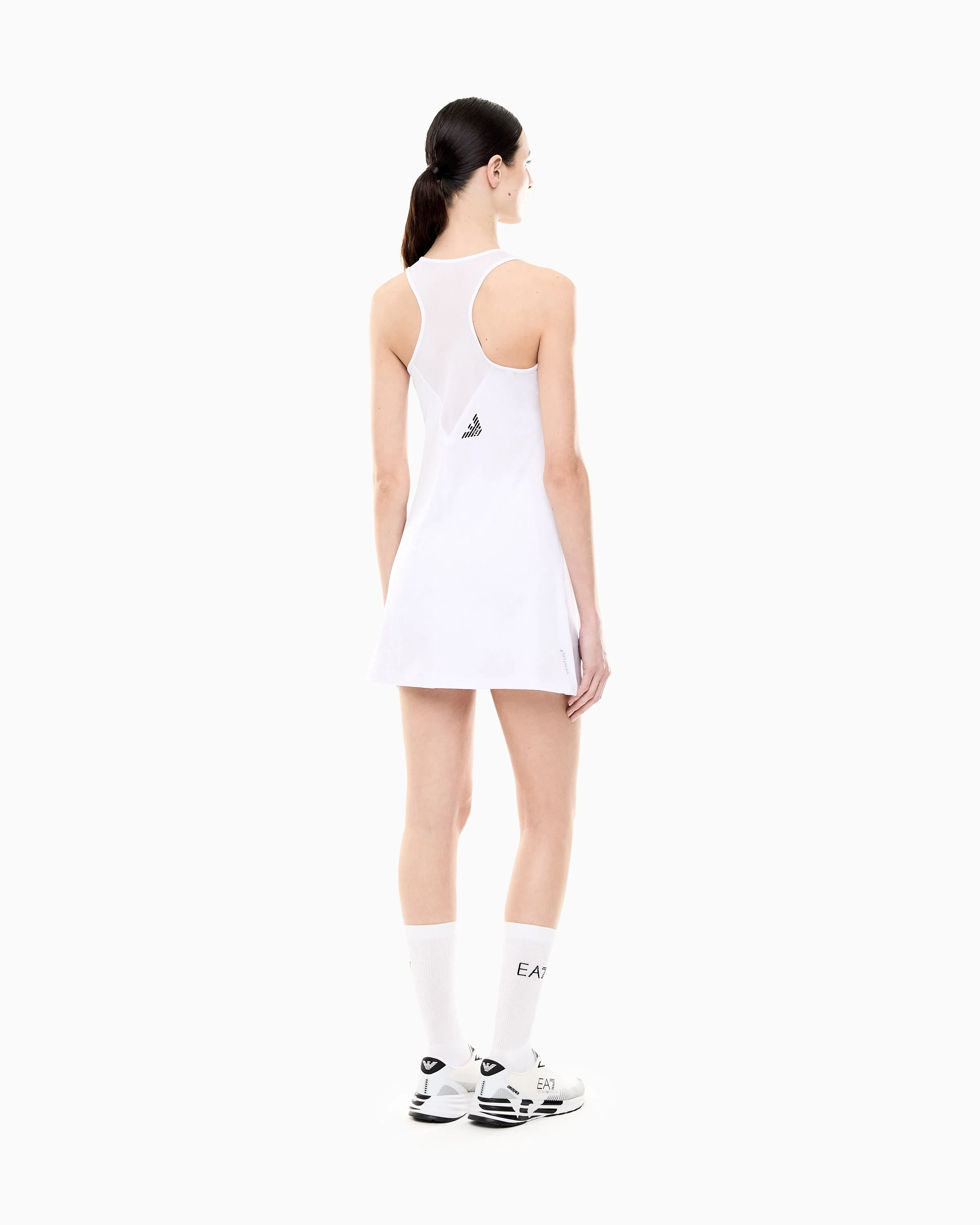 EA7 Ventus7 dress Tennis Pro with a V-neck and matching shorts