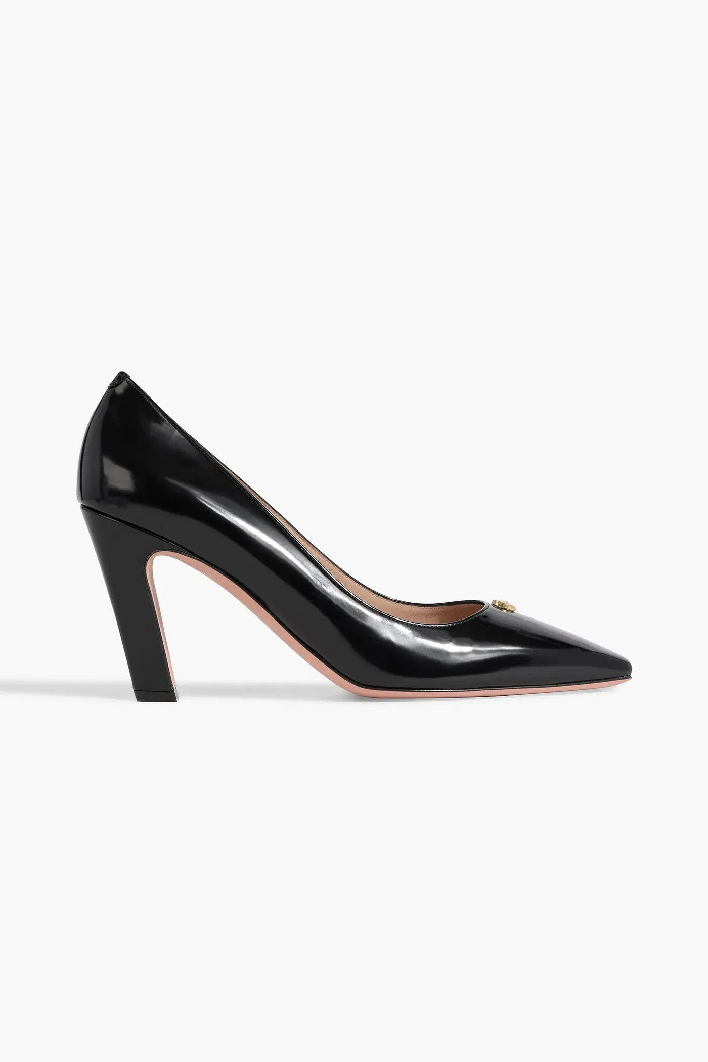 Bally Serpin 85 Patent-Leather Pumps Black Women's
