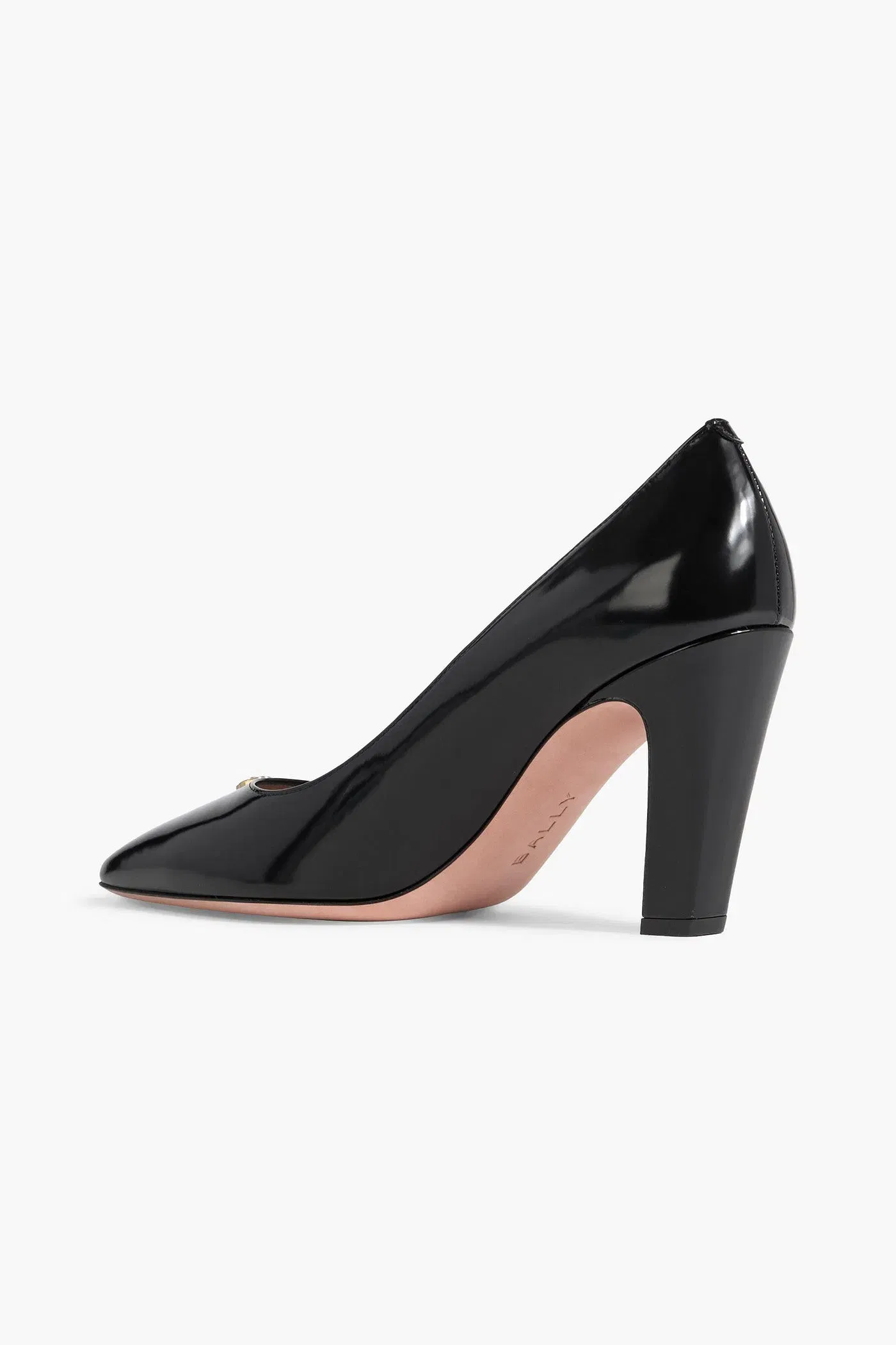 Bally Serpin 85 Patent-Leather Pumps Black Women's