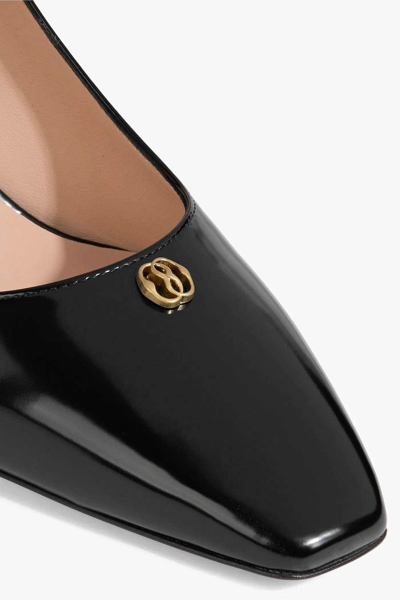 Bally Serpin 85 Patent-Leather Pumps Black Women's