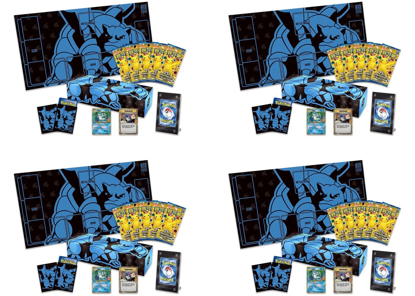 Pokemon Tcg 25Th Anniversary Collection Blastoise Box Traditional Chinese 4X Lot