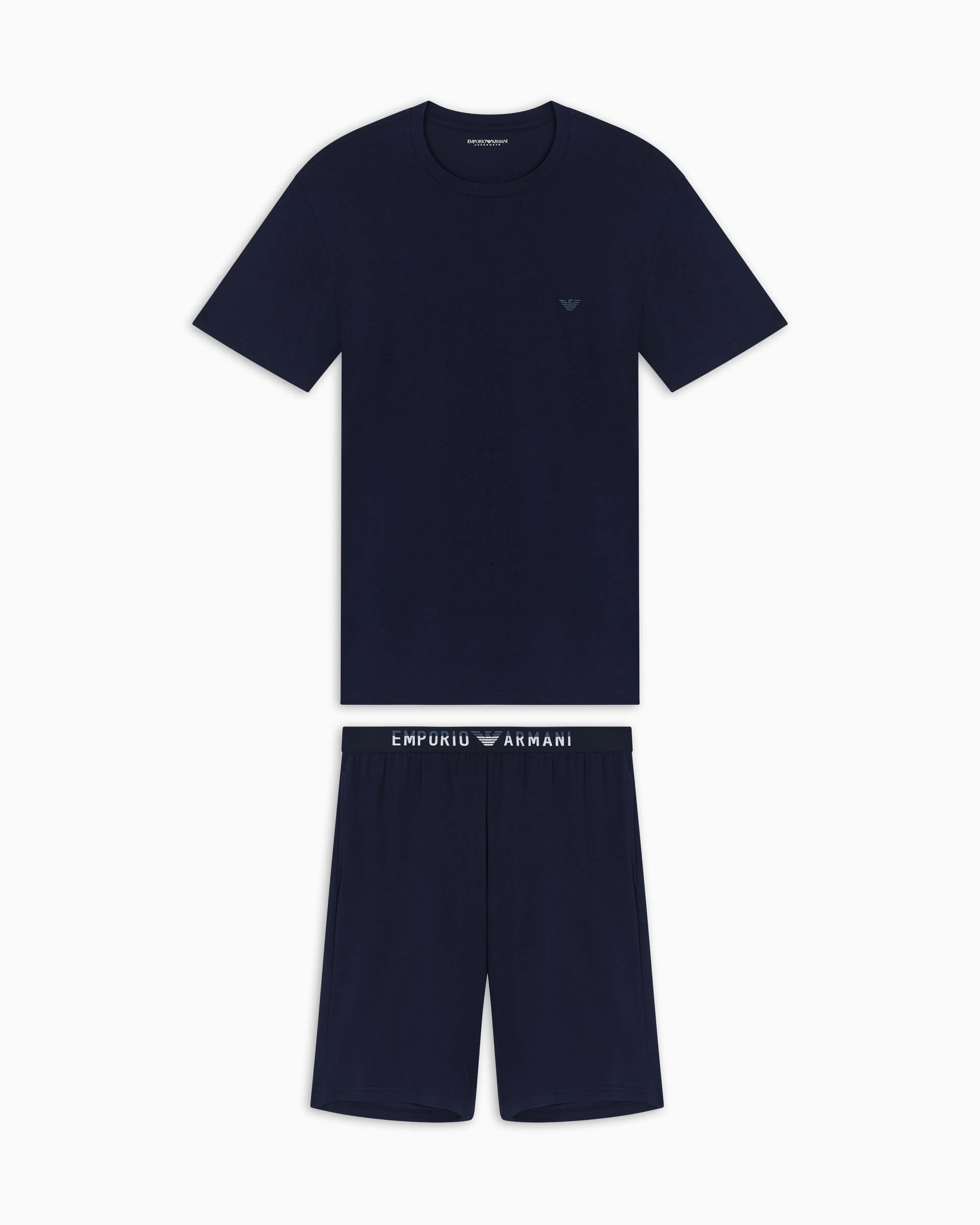 Emporio Armani Soft modal Bermuda short pyjamas