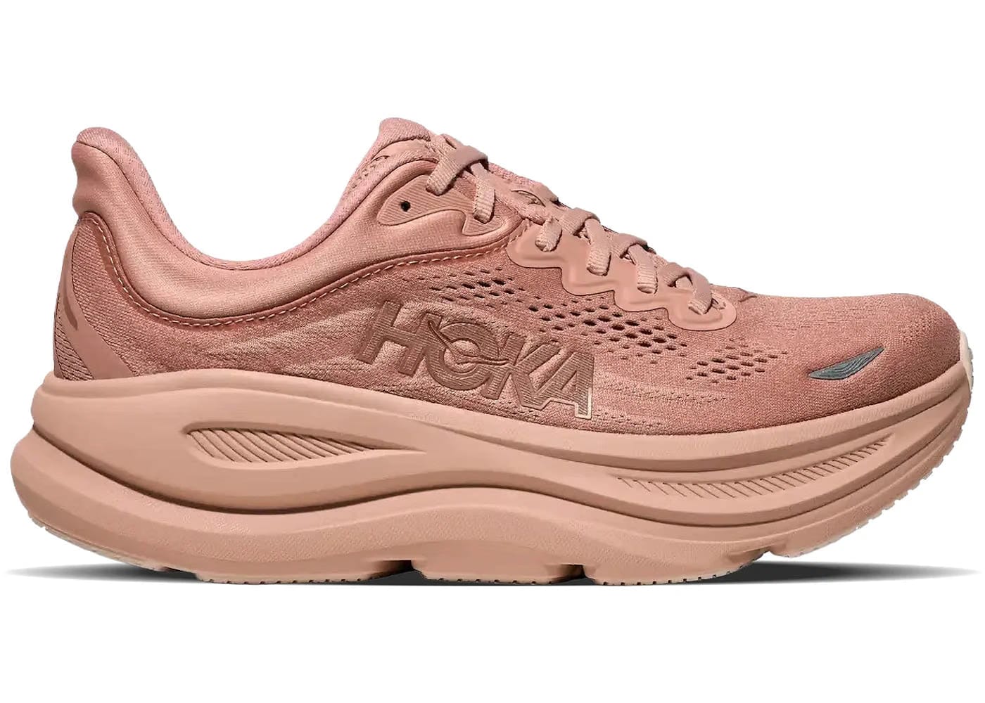 Hoka One One Bondi 9 Sienna Rose Gold Womens