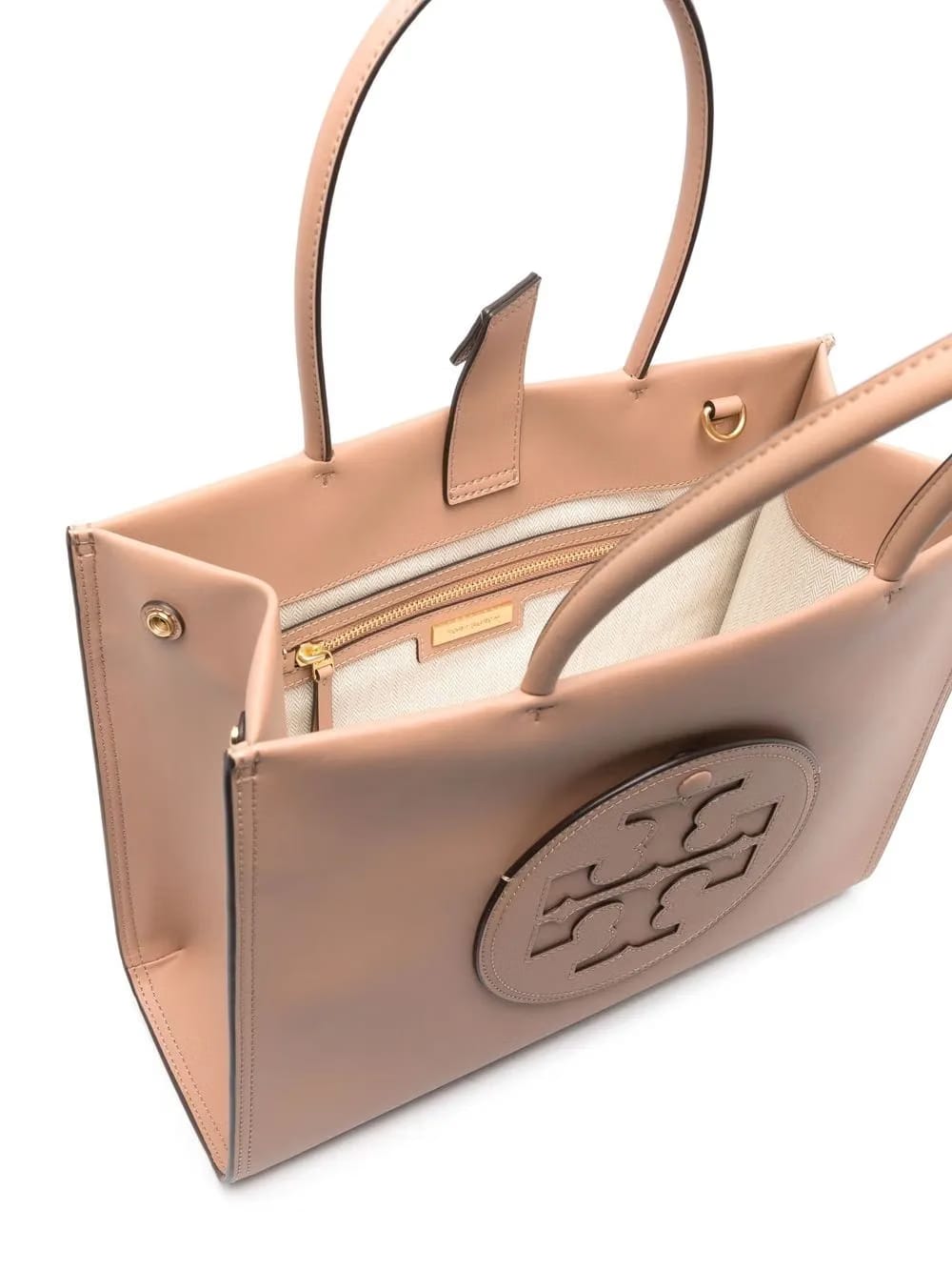 Camel synthetic leather Ella Bio small shopping bag