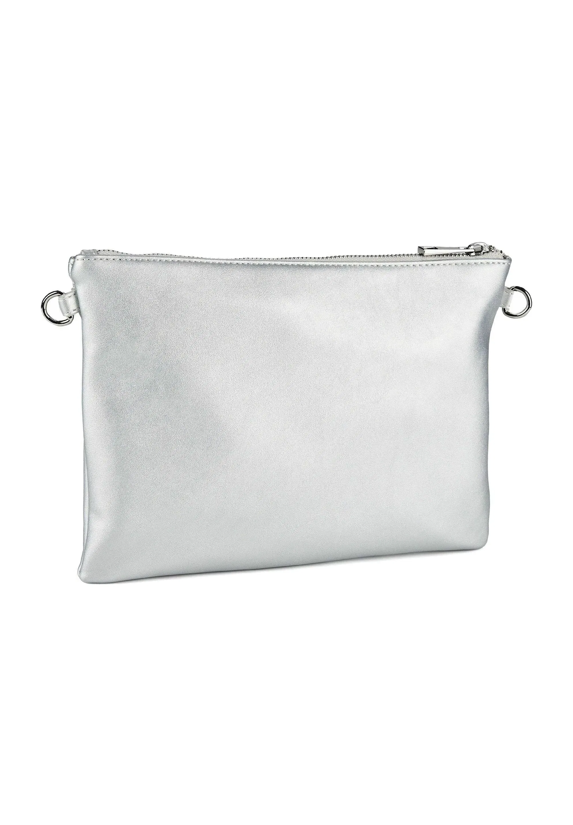 Valentino Bags Ariel Mir Umhängetasche 26 Cm - Clutch - Argento