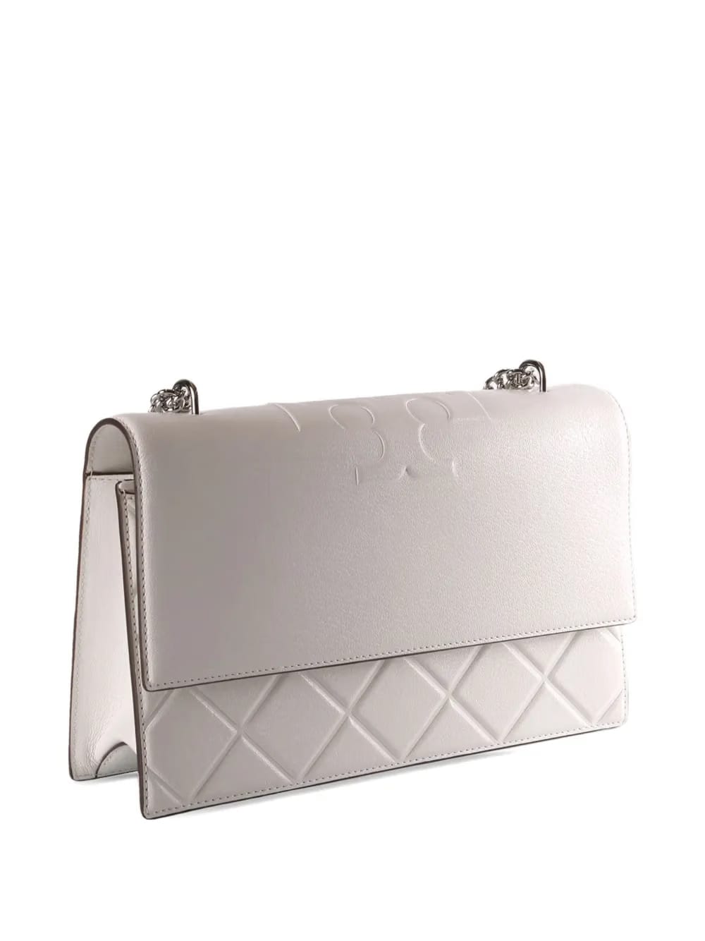 Fleming logo-embossed quilted shoulder bag