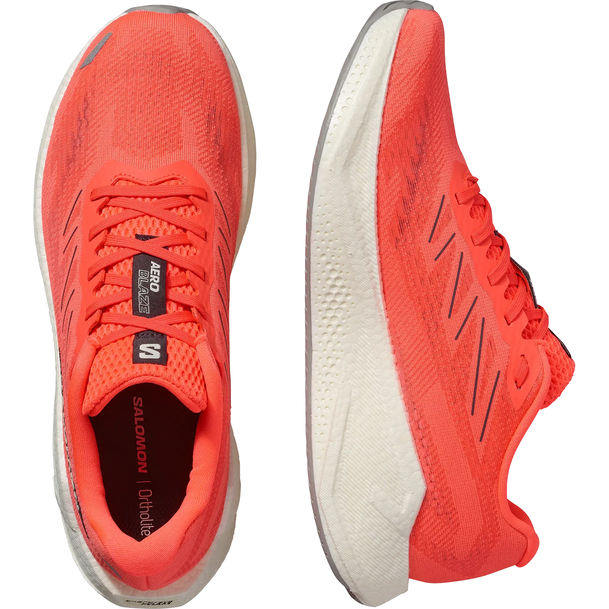 Salomon Aero Blaze 3 Road Running Shoes Neon Flame