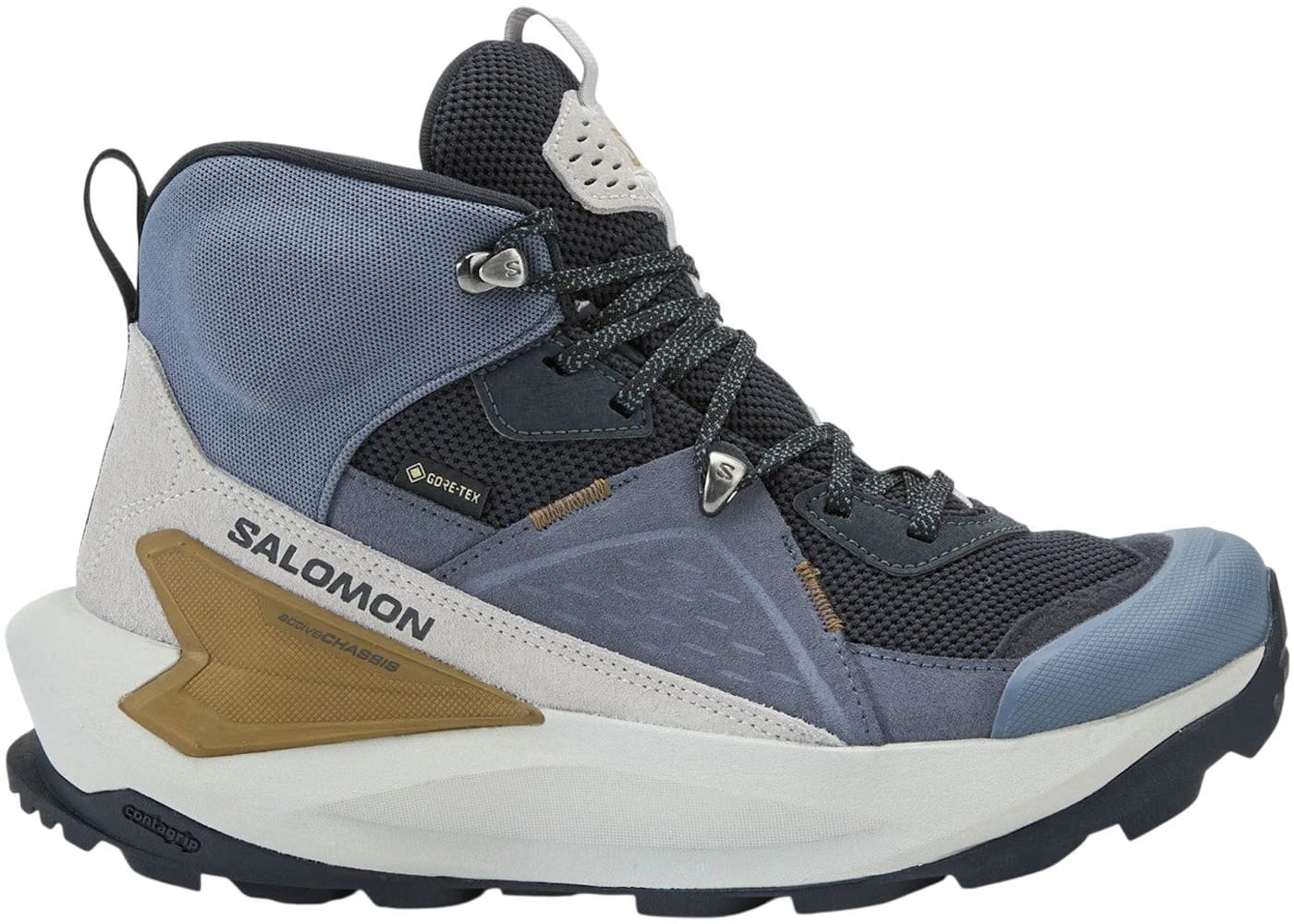 Salomon Elixir Mid Gore-Tex Dark Navy Grisaille Grey Violet
