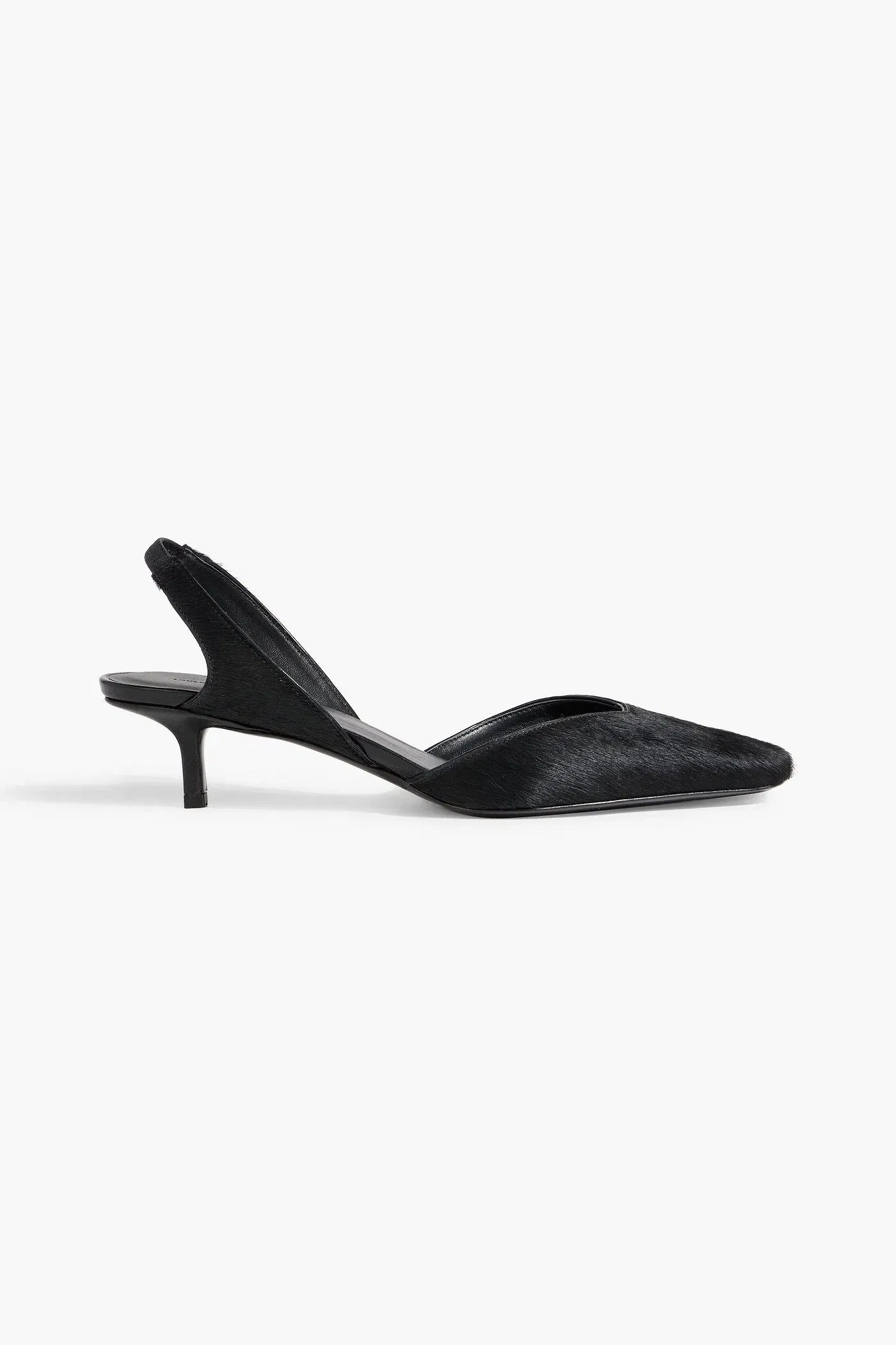 Loulou Studio Emisa Calf Hair Slingback Pumps Black Women's
