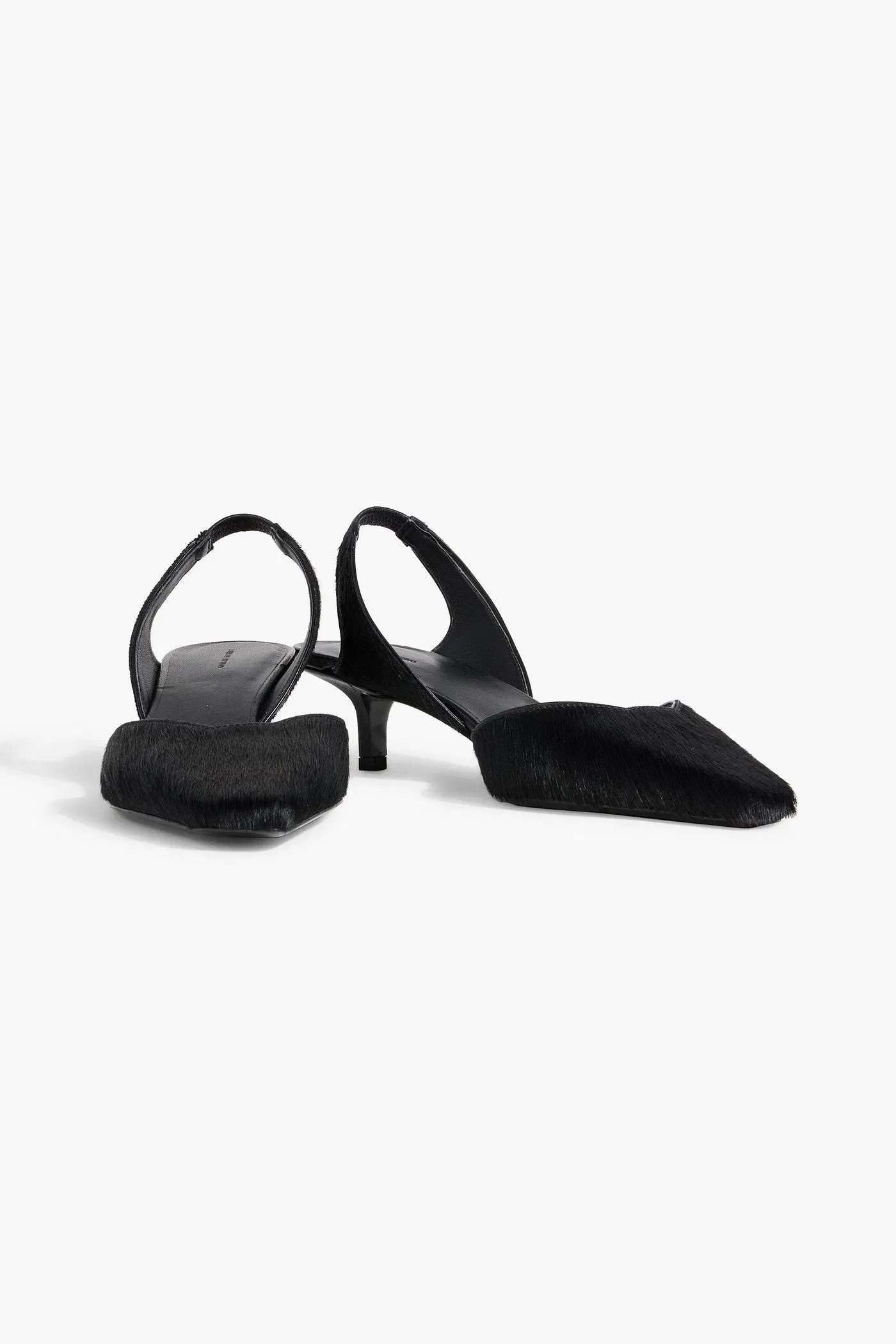 Loulou Studio Emisa Calf Hair Slingback Pumps Black Women's
