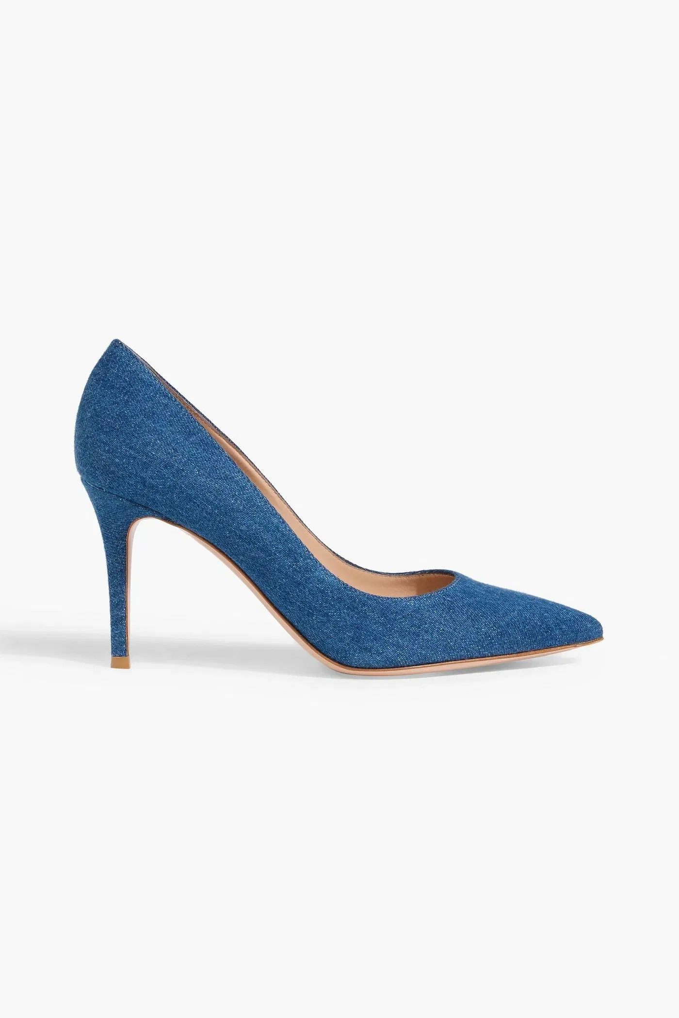 Gianvito Rossi Gianvito 85 Denim Pumps Mid Denim Women's
