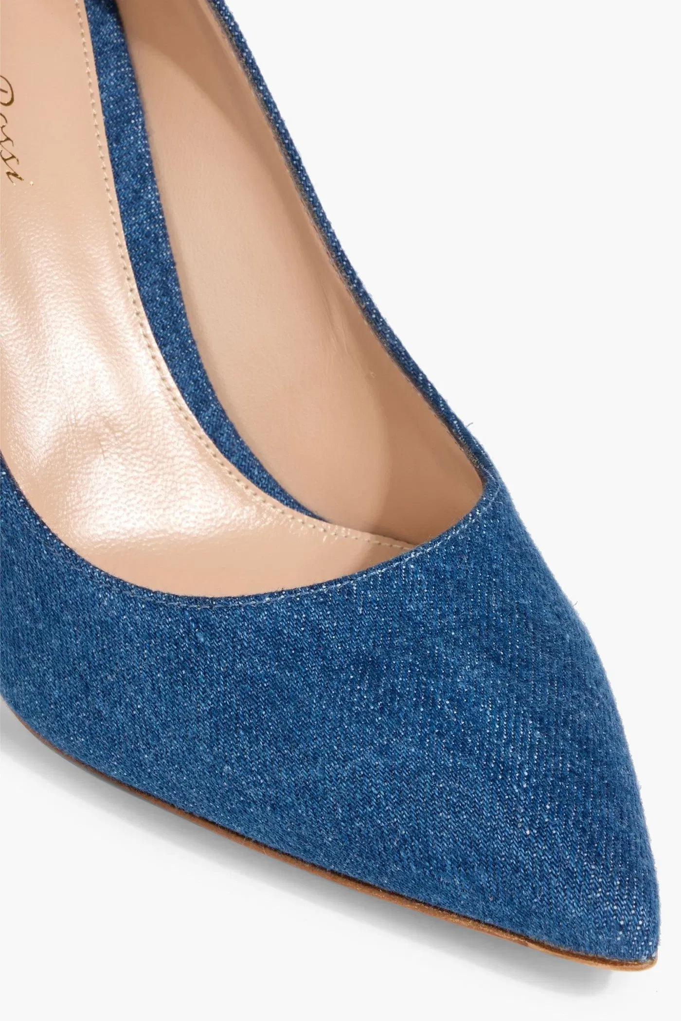 Gianvito Rossi Gianvito 85 Denim Pumps Mid Denim Women's