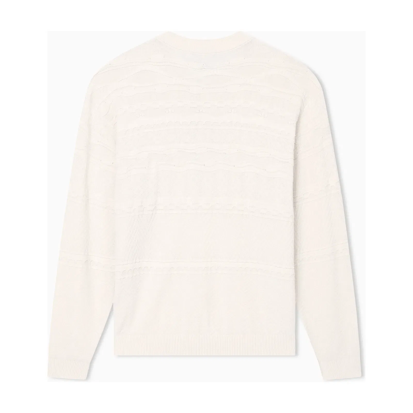 Emporio Armani Lyocell-blend, Henley neckline jumper