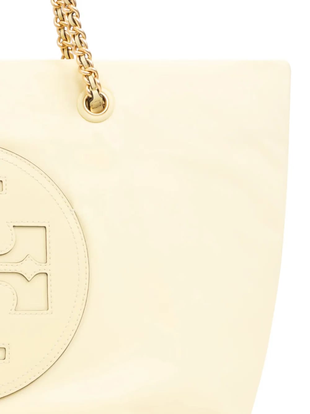 Ella logo-patch tote bag