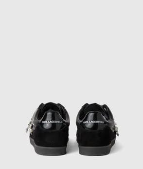 KarlLagerfeld Ikon Nylon Small Tag Tote Bag Black