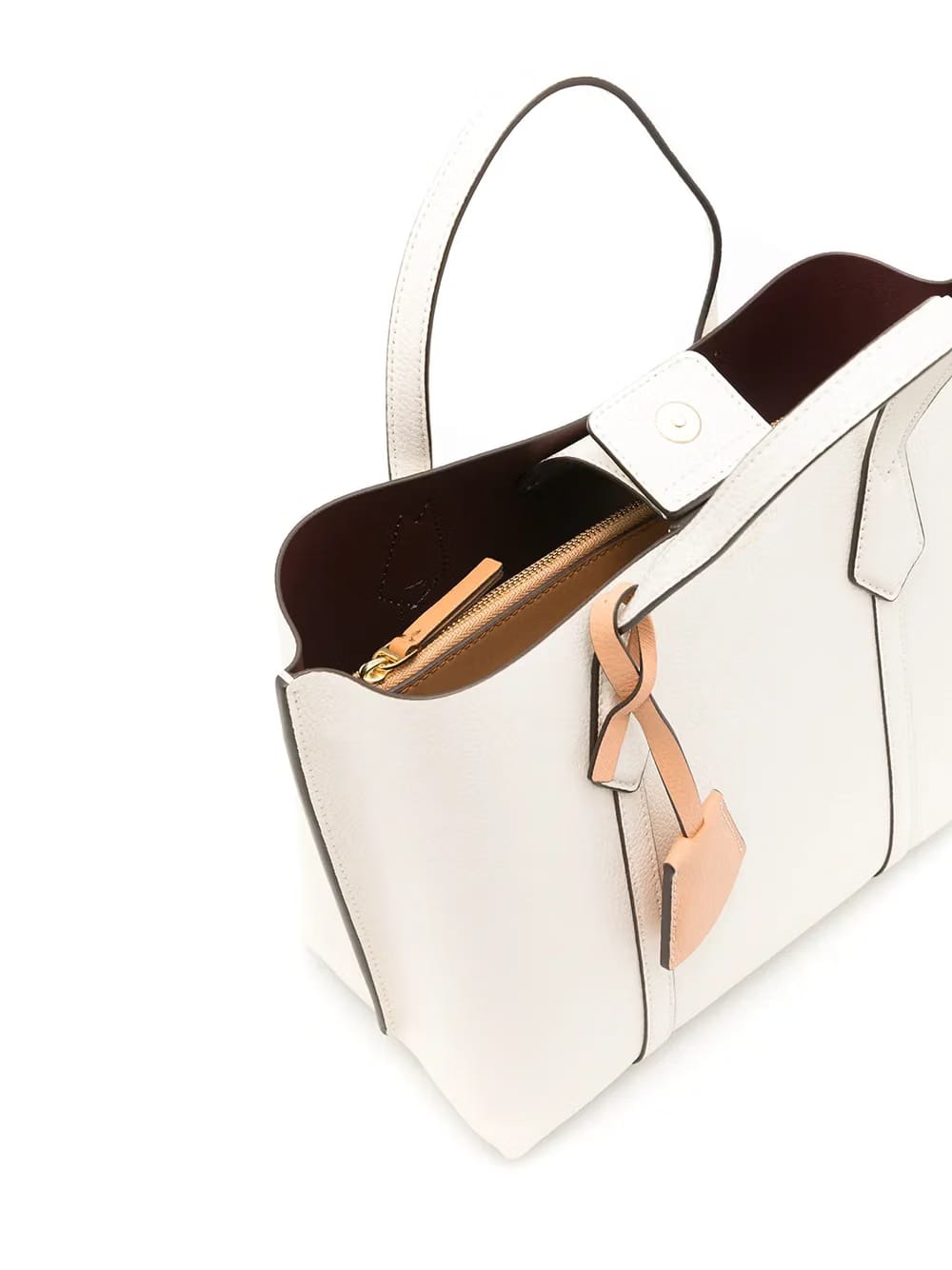 Perry small leather tote