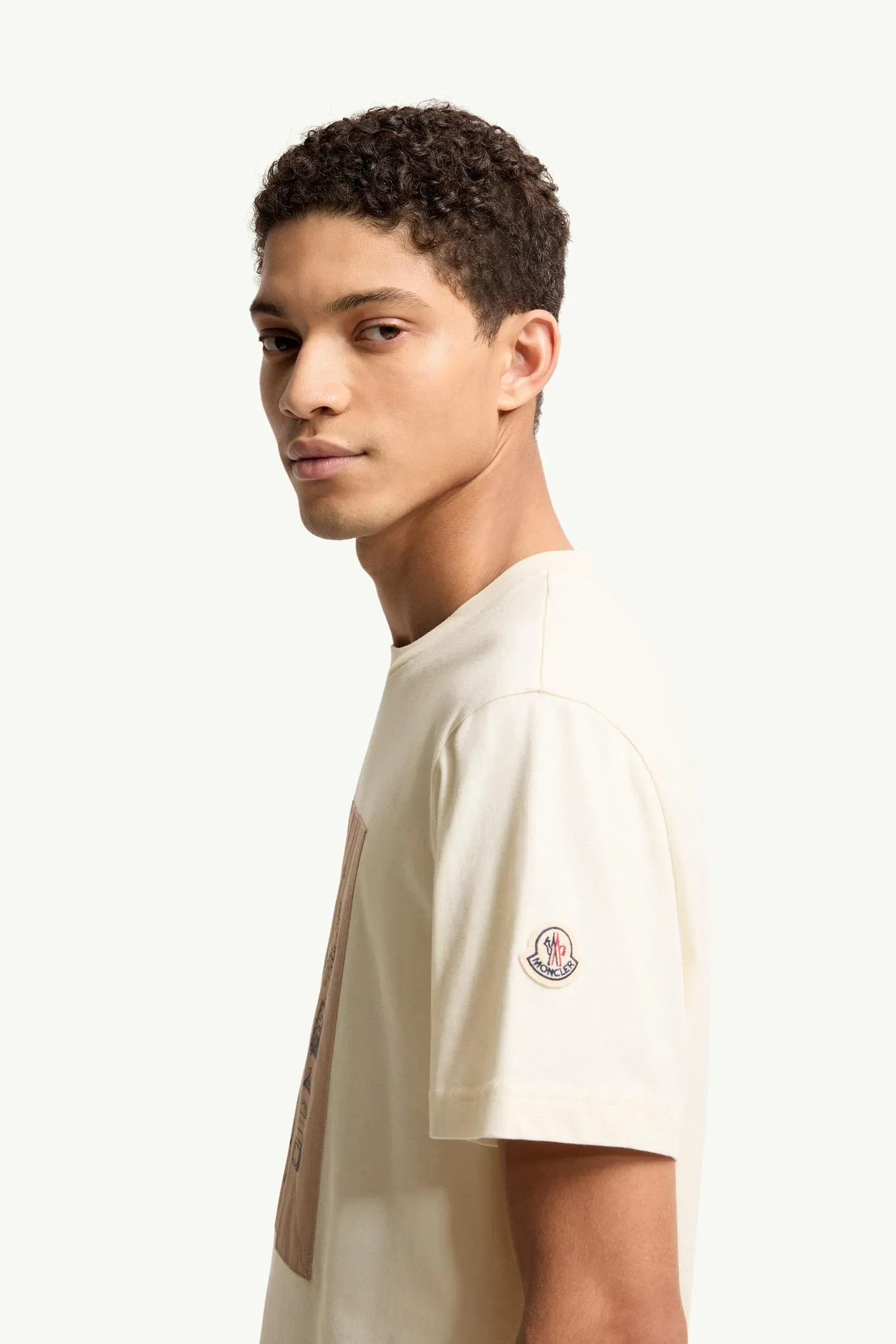 Moncler Safari Wardrobe Print Cotton T-Shirt White White