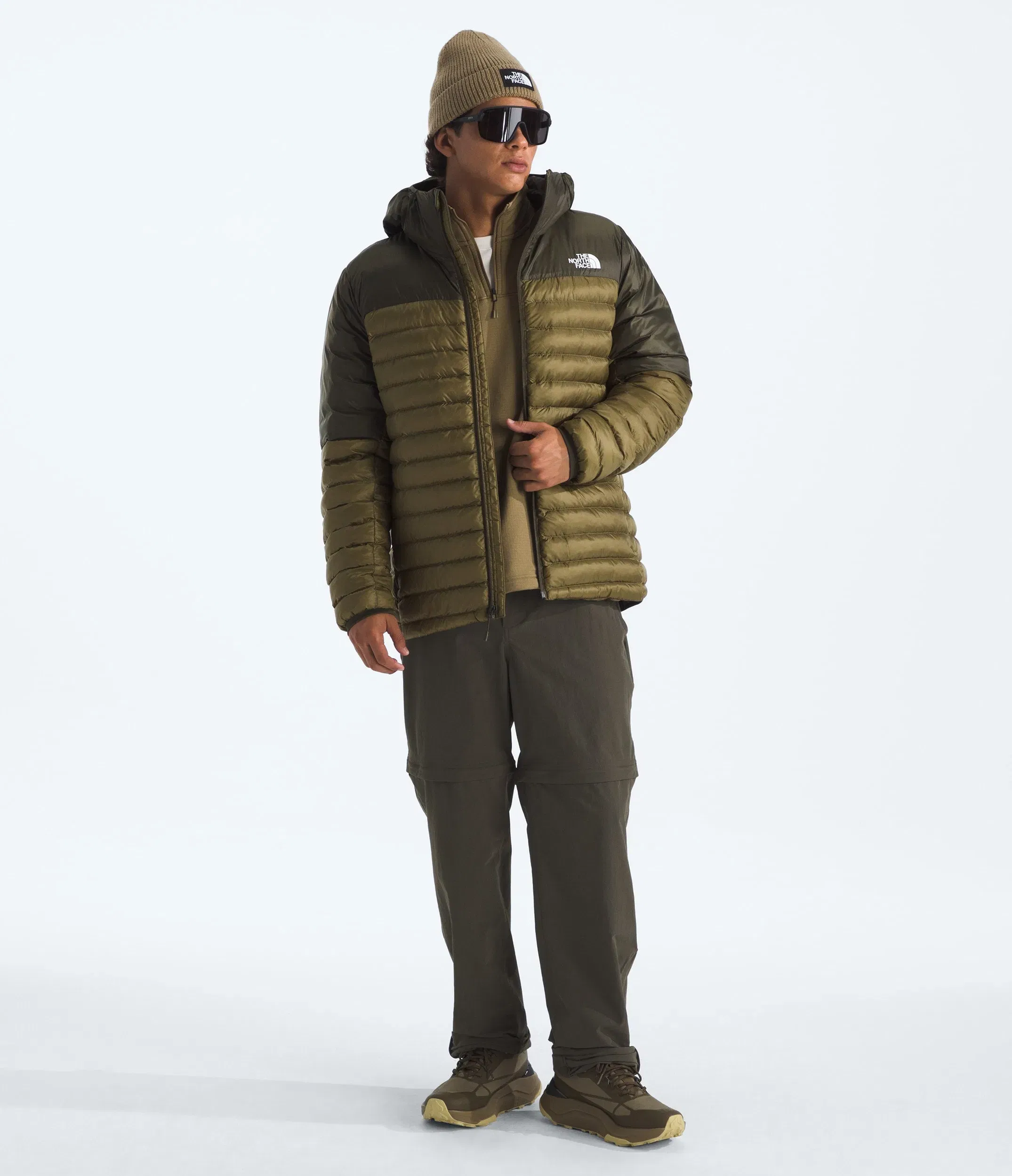 The North Face Men’s Terra Peak Hoodie New Taupe Green-Cedar