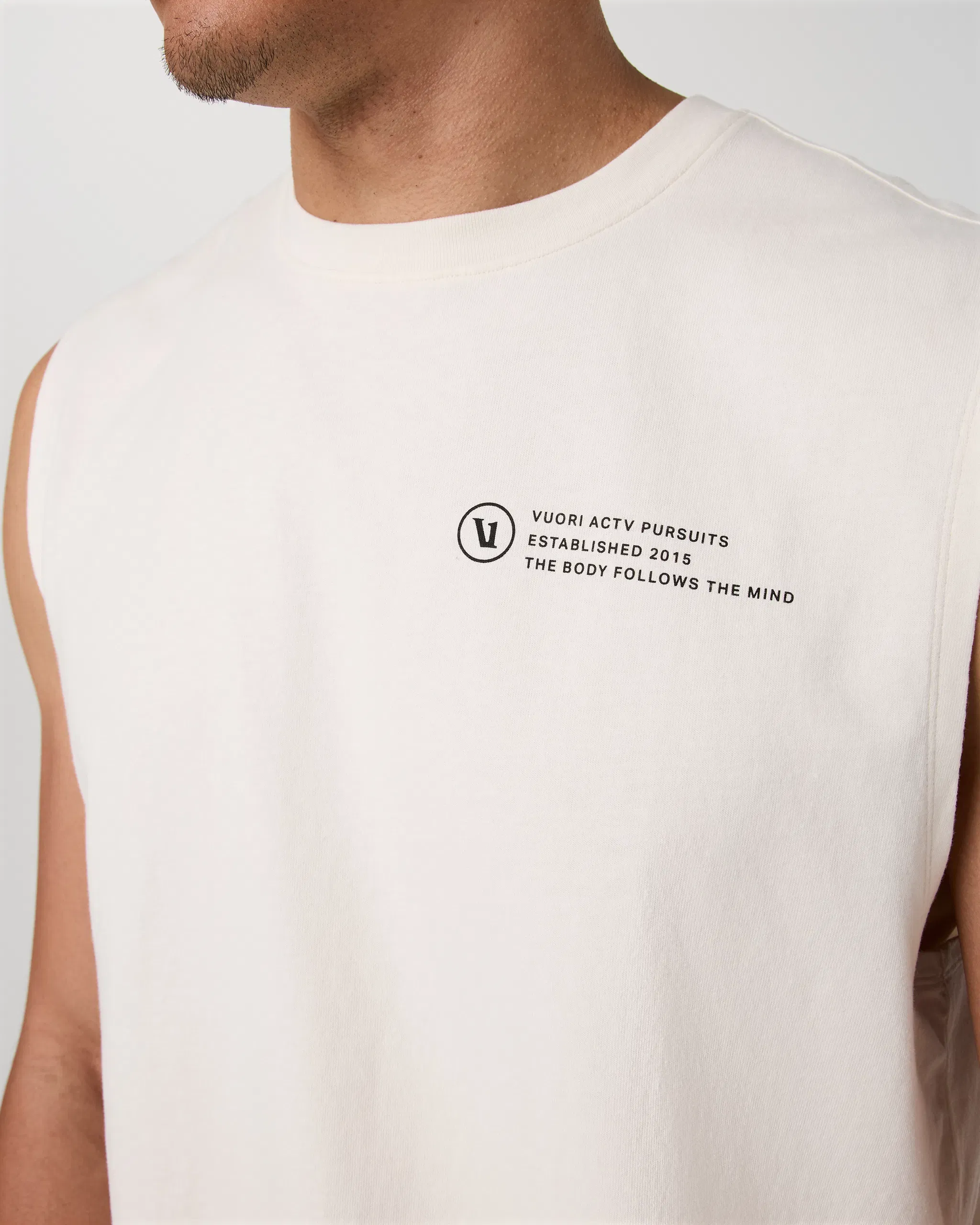 Vuori Sleeveless Heavyweight Cotton Muscle Tank