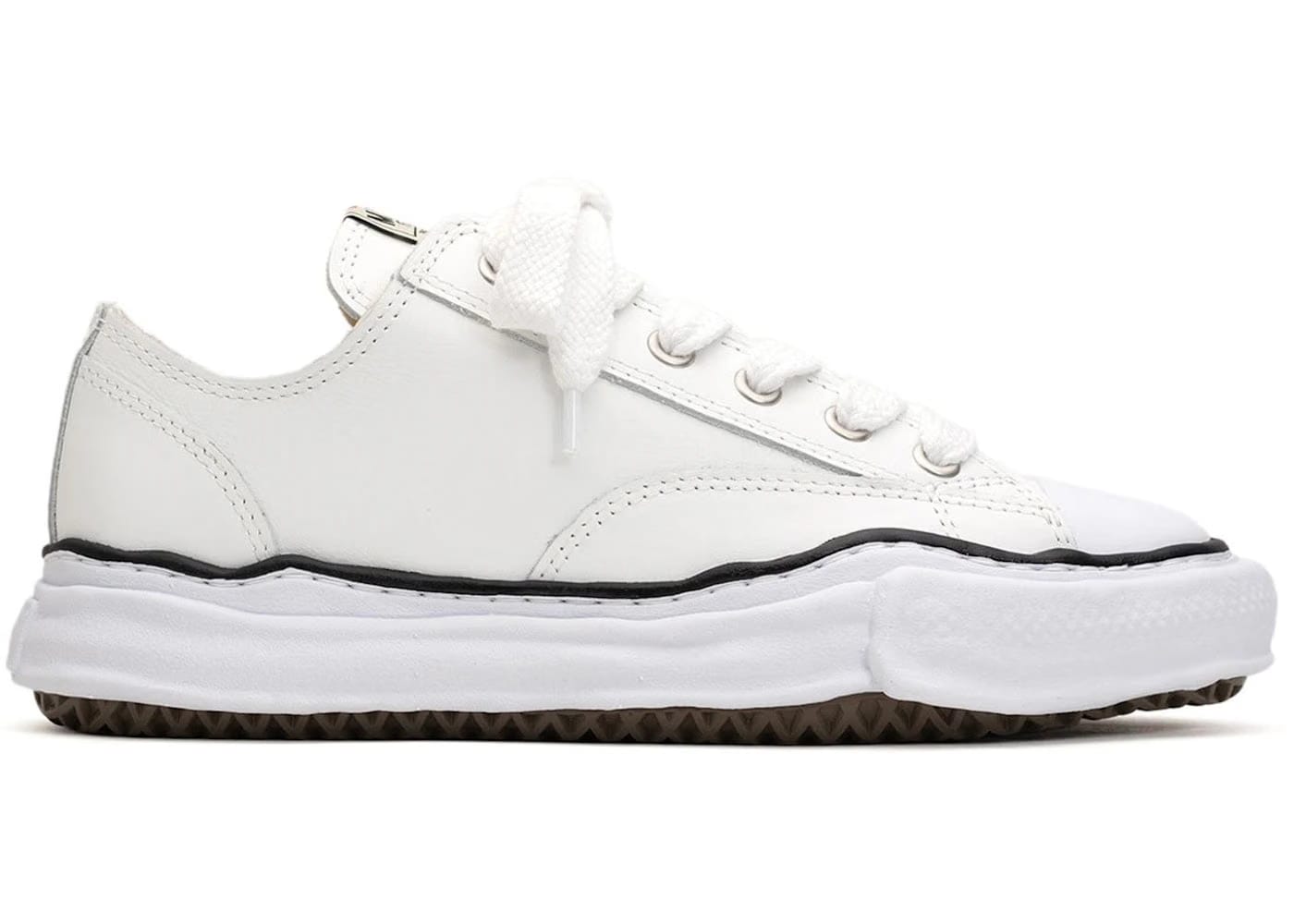 Maison Mihara Yasuhiro Peterson Og Sole Leather Low White