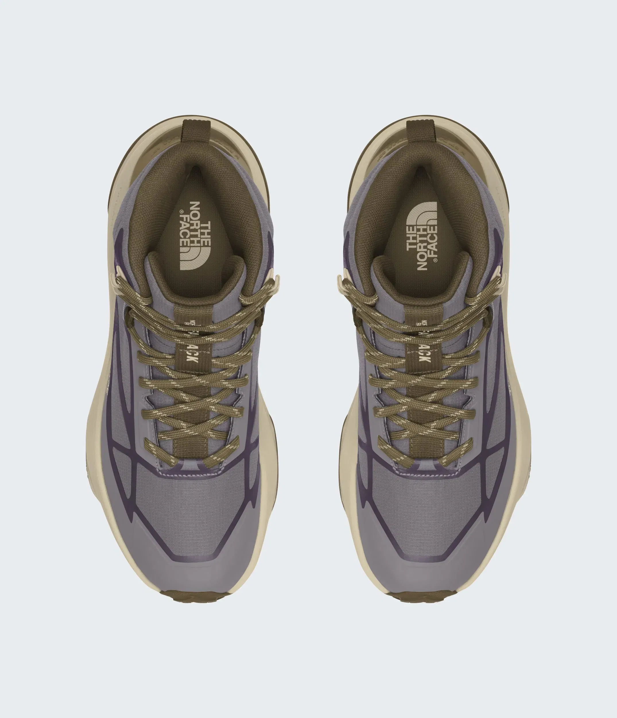 The North Face Womens Fastpack Mid Waterproof Boots Transcendent Grey-Cedar Transcendent Grey-Cedar