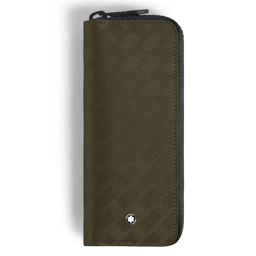 Montblanc 2-Pen Pouch With Zip In Extreme Leather