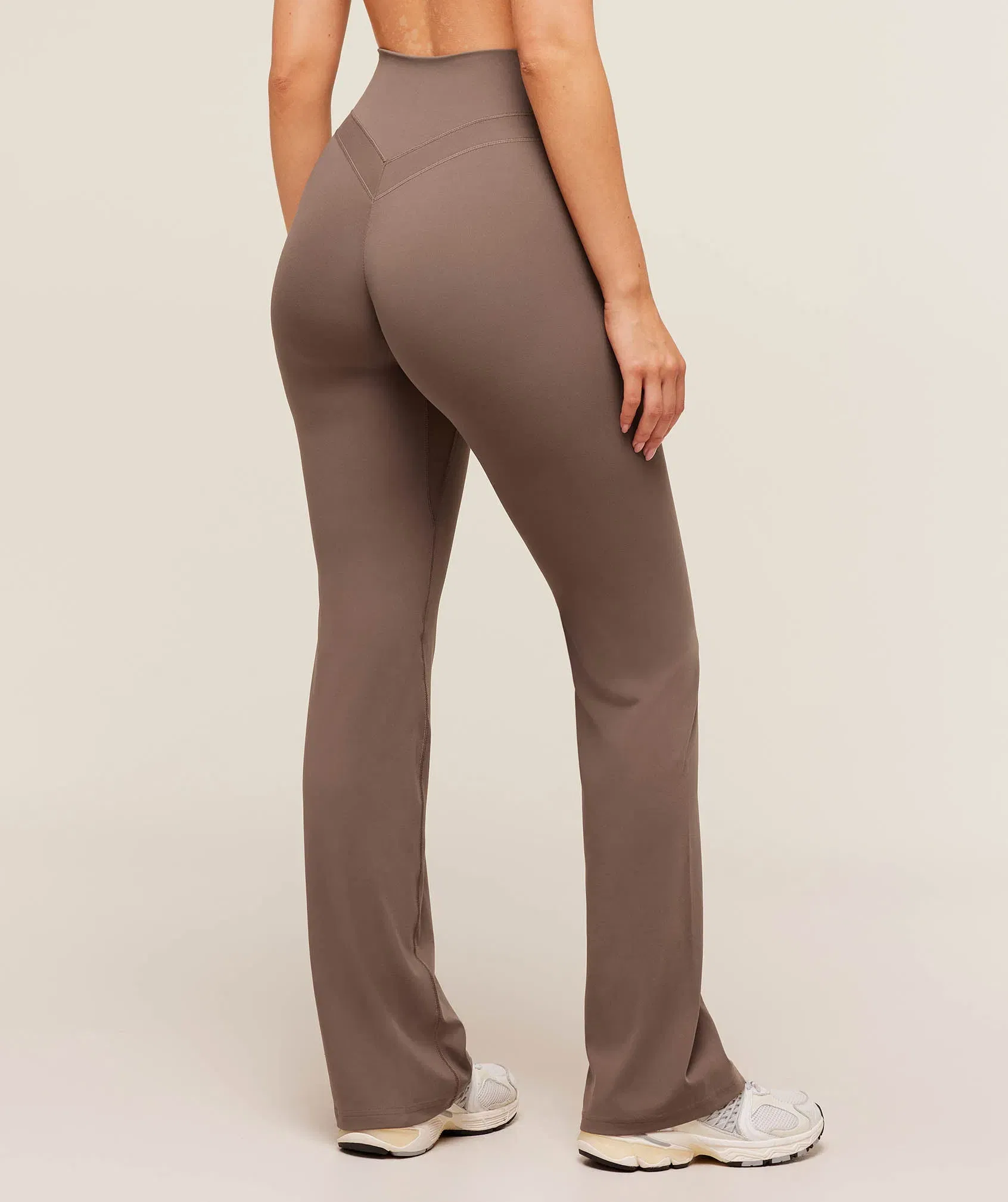 Women's Gymshark Whitney Regular Flared Legging Soft Brown