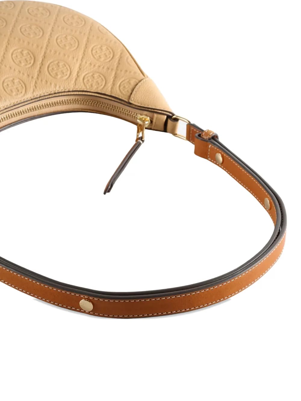 T-monogram half-moon shoulder bag