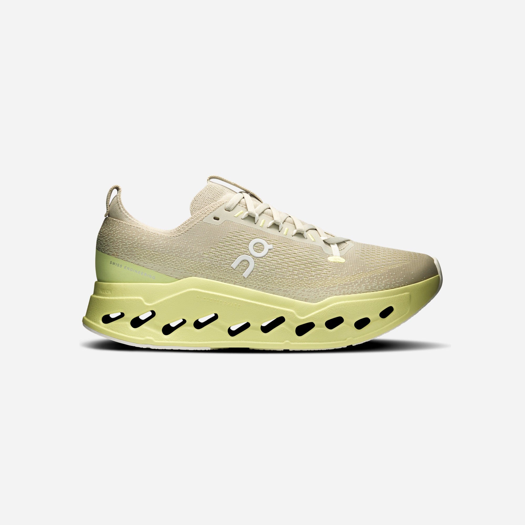 On Cloudsurfer Max Pelican Limelight