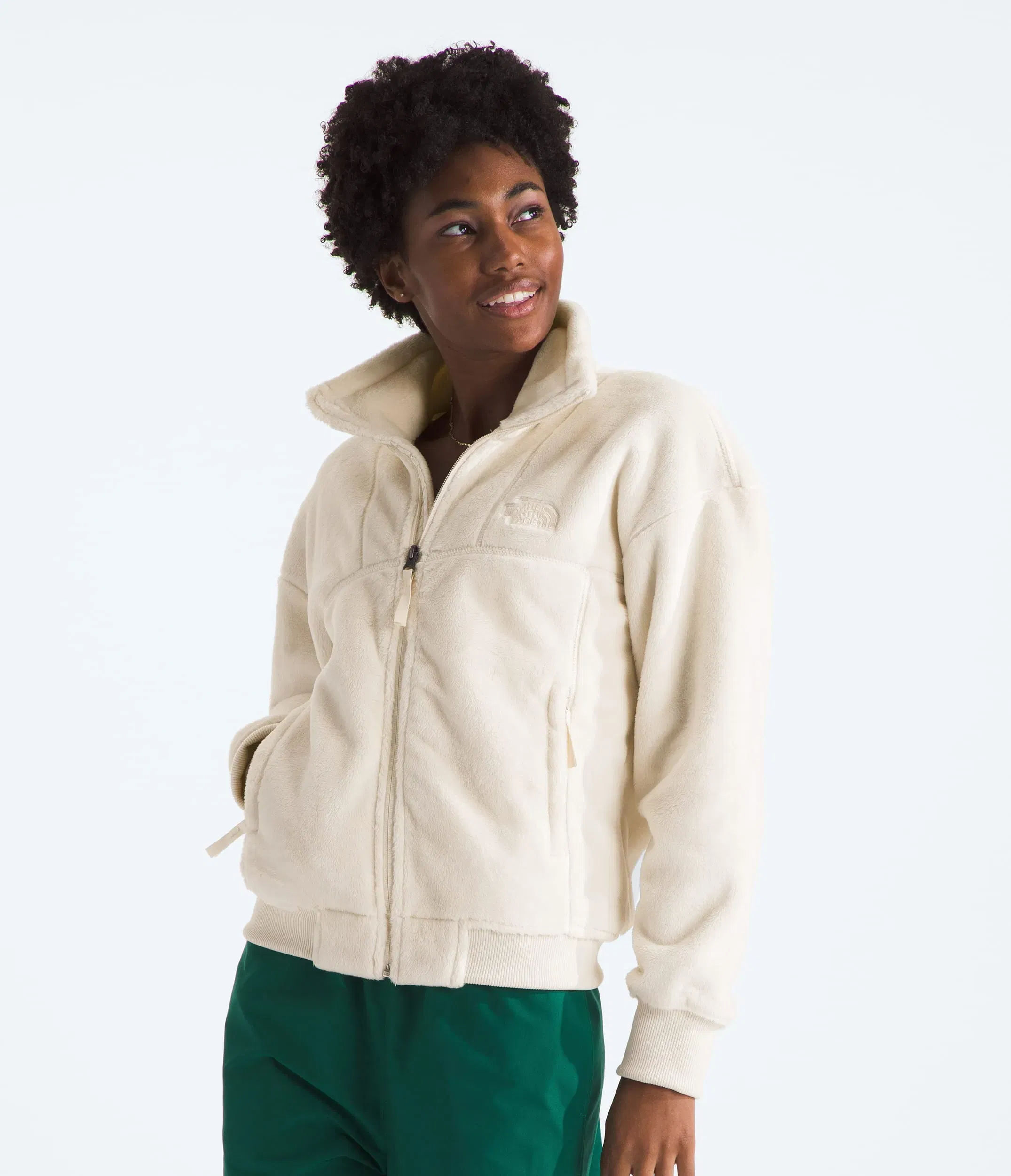 The North Face Women’s Osito Lux Jacket White Dune
