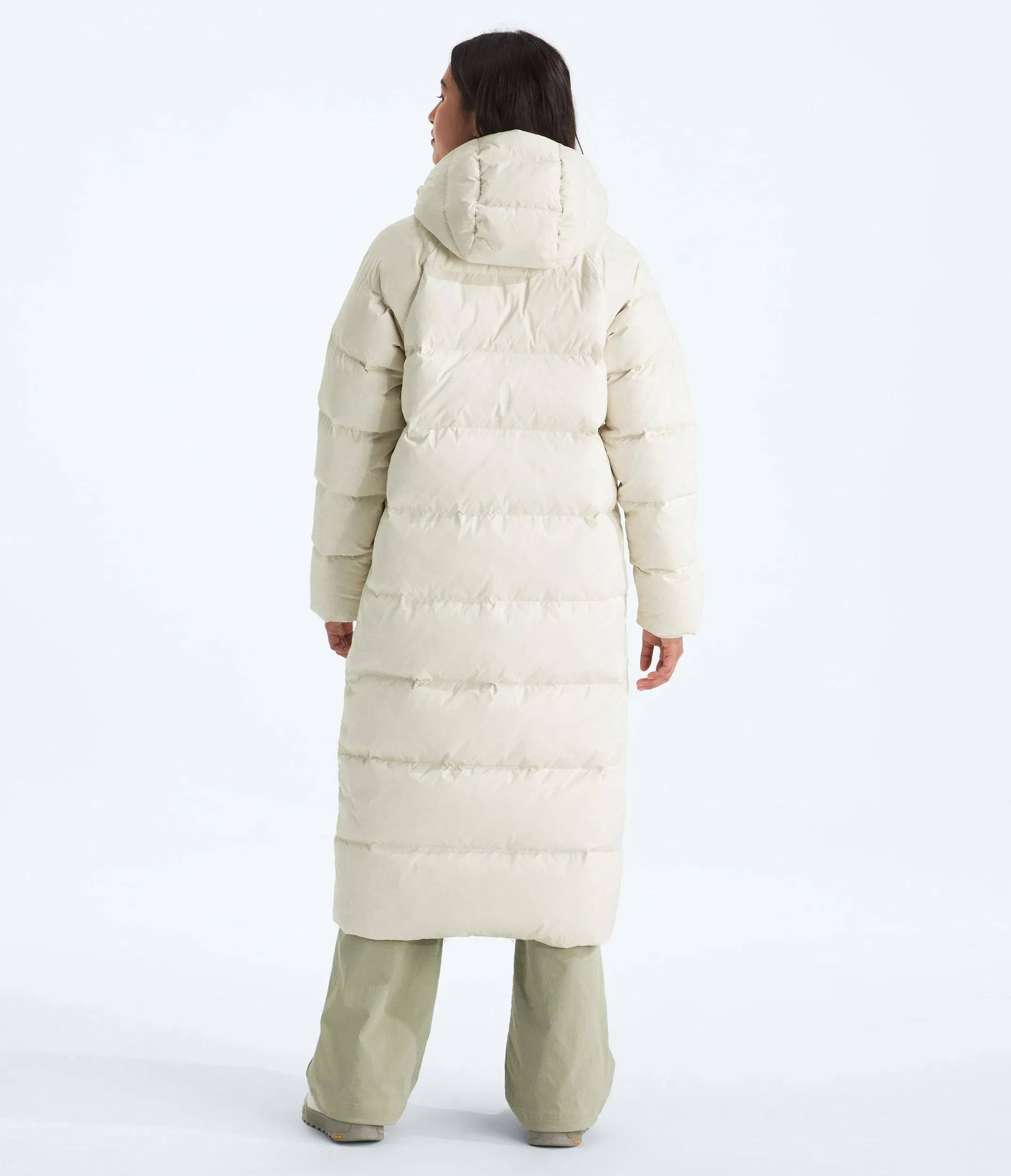 The North Face Women’s Hydrenalite™ City Long Down Hooded Parka White Dune