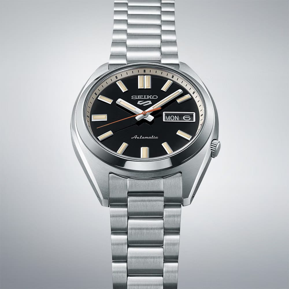 Seiko 5 Sports Snxs Deep Black Wash Classic Sports - Black - SRPK89K1