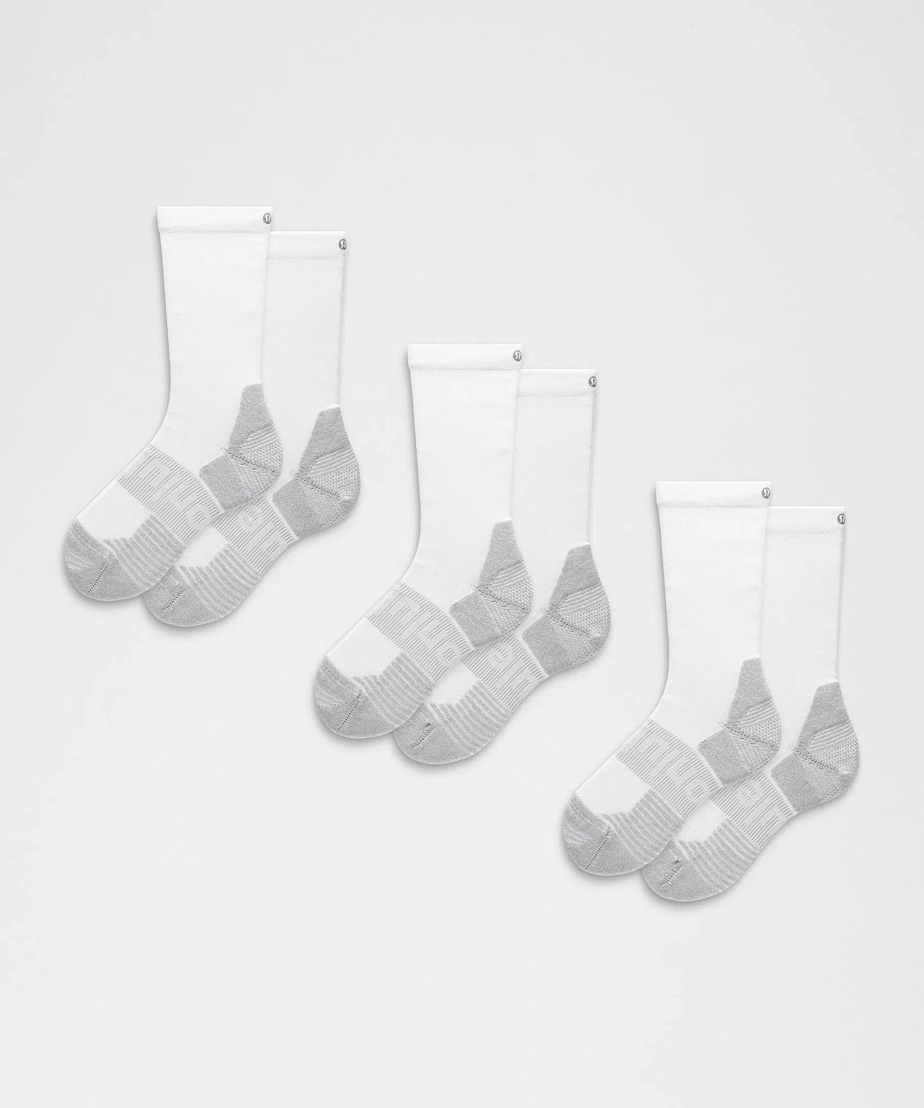 Lululemon Unisex Power Stride Cushion Crew Socks *3 Pack