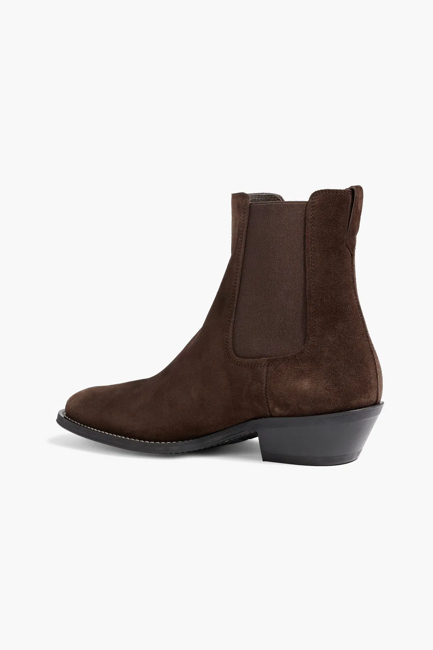 Tod's Suede Chelsea Boots Dark Brown