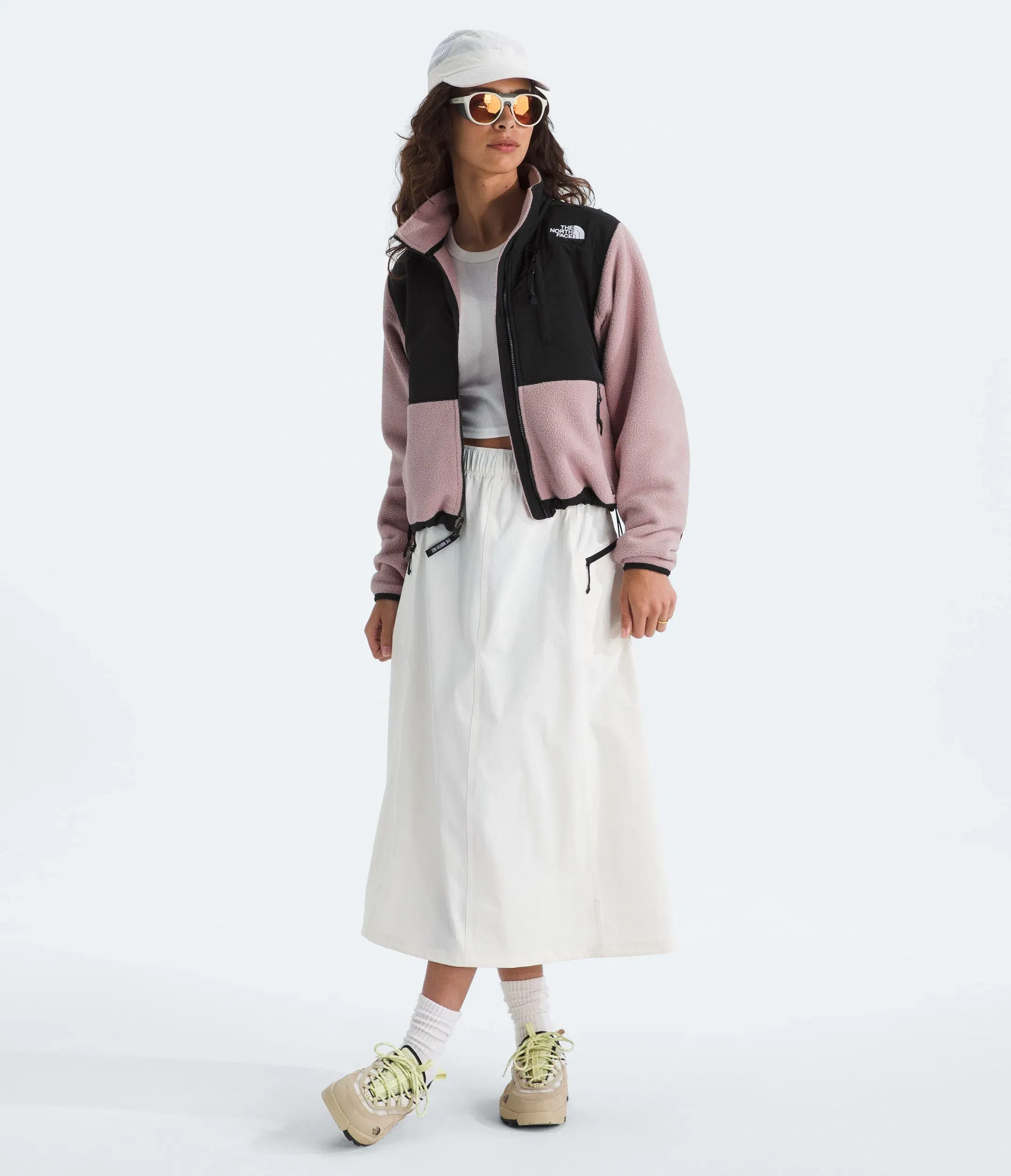 The North Face Women’s Retro Denali Jacket Metal Pink-Tnf Black