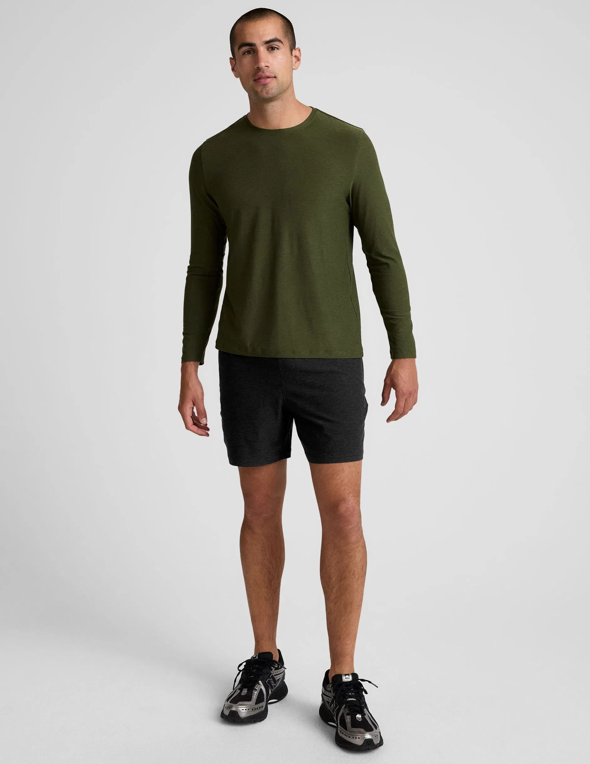 Beyond Yoga Always Beyond Mens Long Sleeve Crew 20