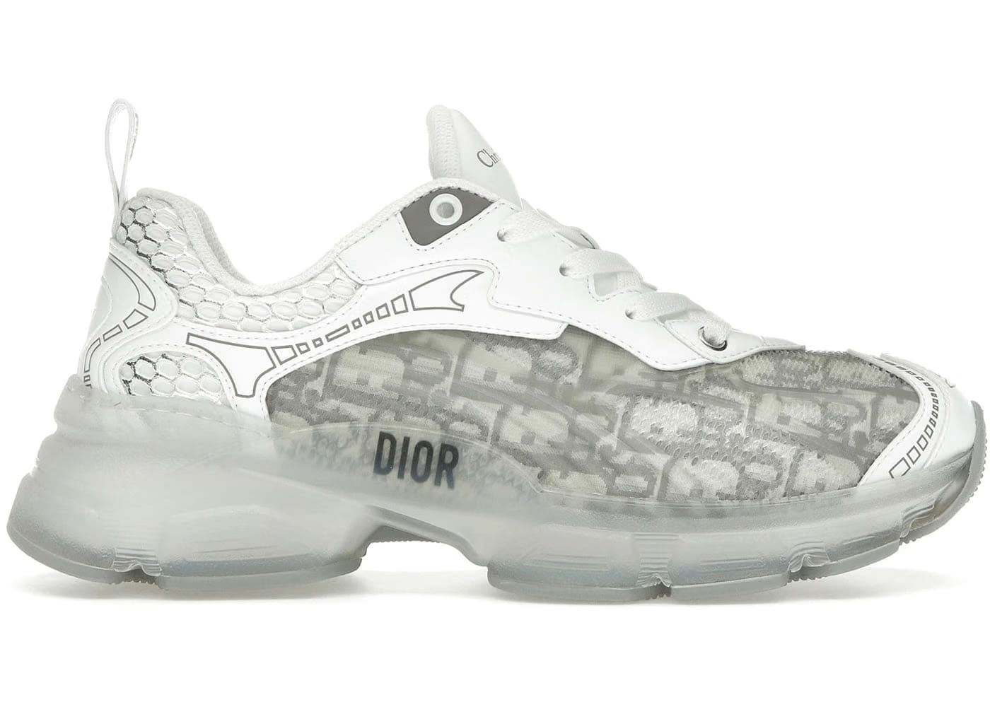 Dior Vibe White Gray Dior Oblique Womens