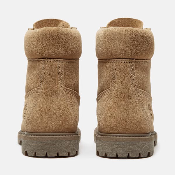Timberland 6-Inch Waterproof Boot Beige Suede Women'S