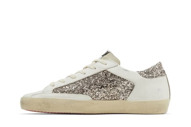 Golden Goose Wmns Superstar 'Glitter - White Seedpearl'