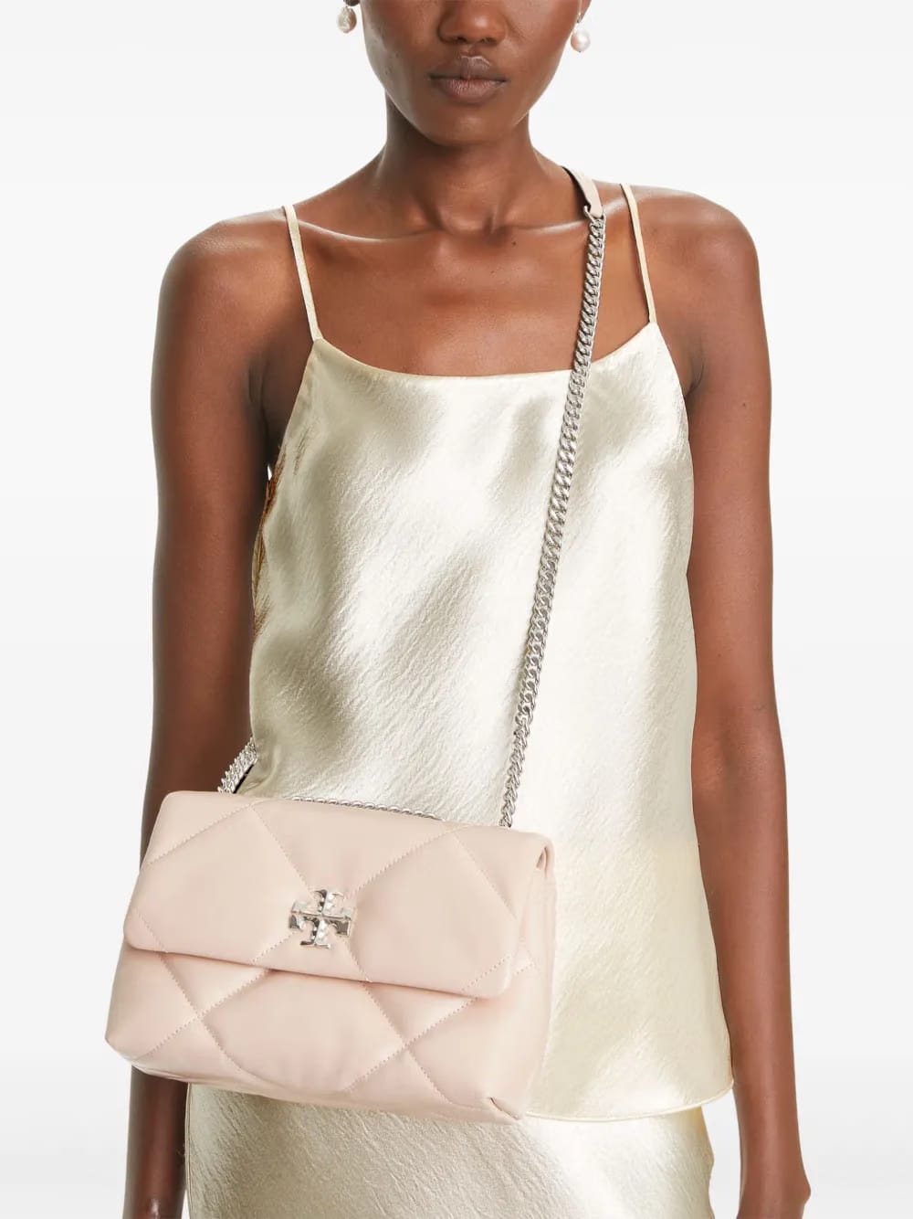 small Kira Diamond Convertible shoulder bag