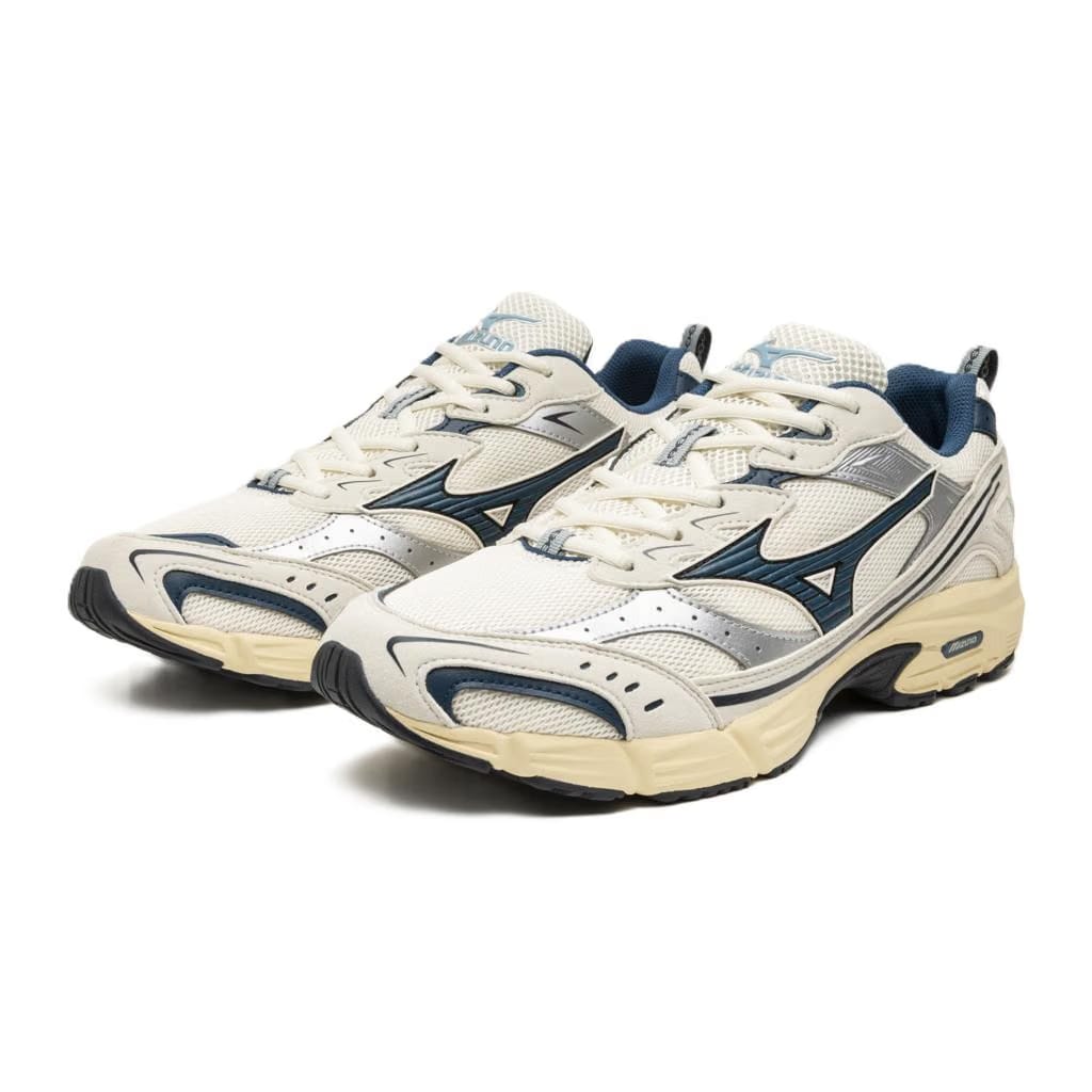 Mizuno MXR Sportstyle Sneaker Spring Tan Pack Pristine Sailor Blue