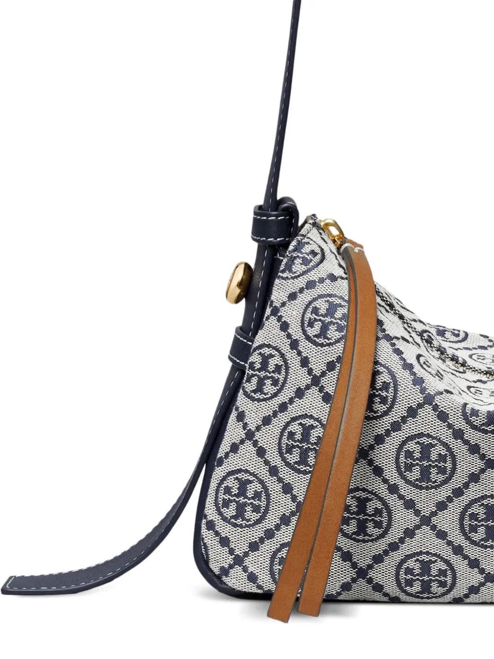 small Romy T Monogram shoulder bag