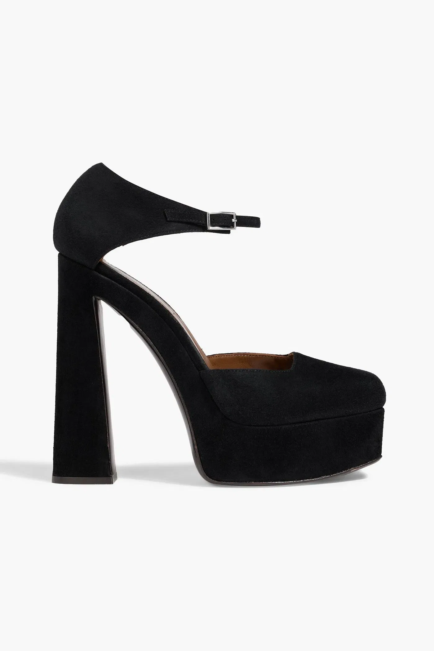 Giuseppe Zanotti Guendaline Suede Platform Pumps Black Women's