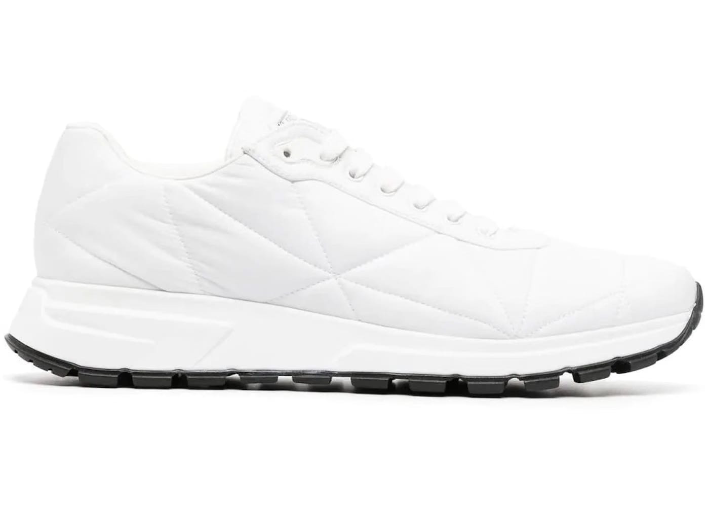 Prada Quilted Nylon Sneakers White