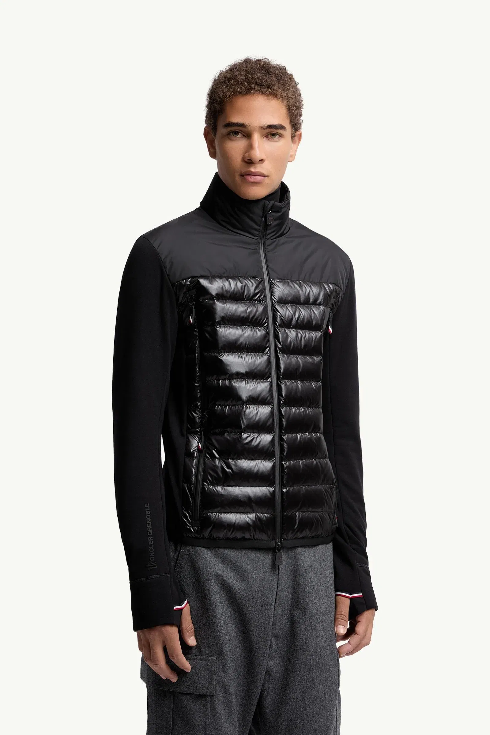 Moncler Padded Polartec® Zip-Up Sweatshirt Black Black
