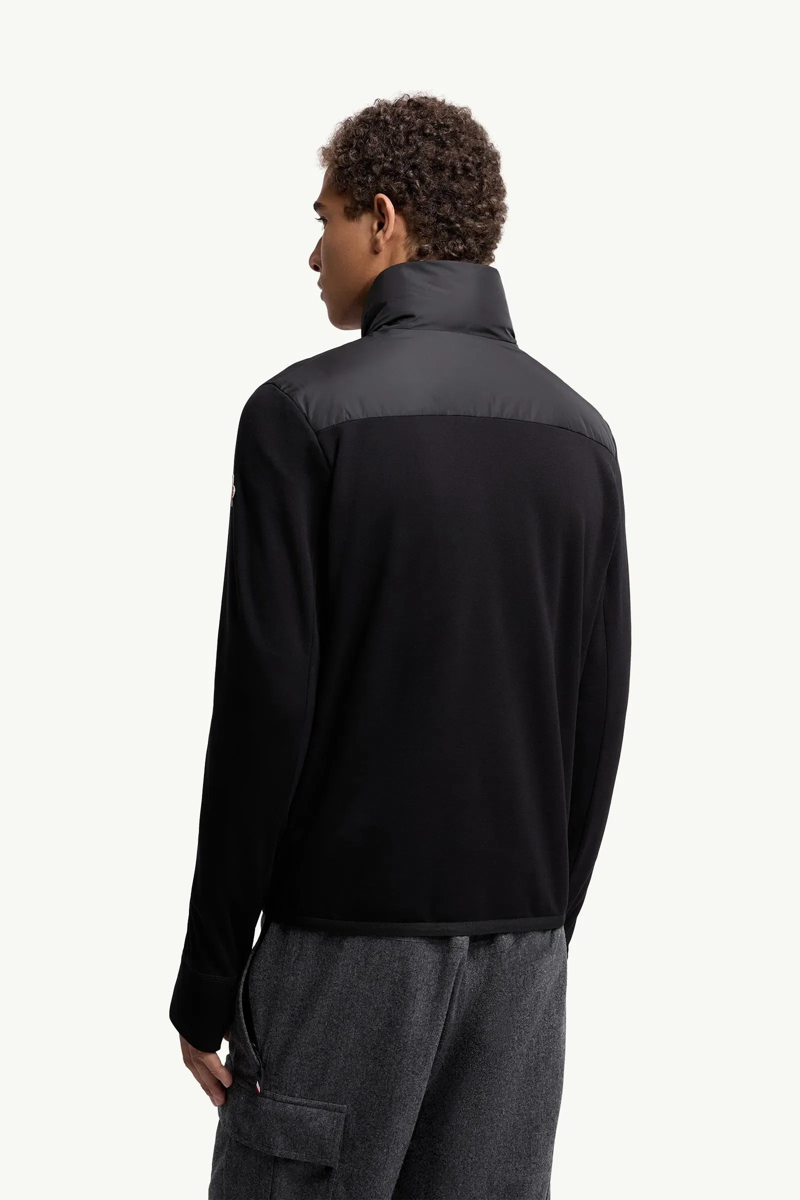 Moncler Padded Polartec® Zip-Up Sweatshirt Black Black