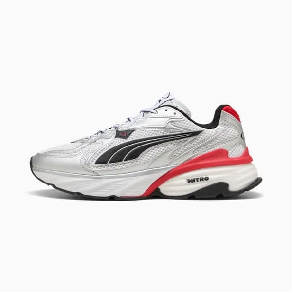Puma Puma Fade Sneakers Puma Silver-Puma White-For All Time Red
